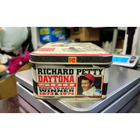 Back to Back Daytona 500 Winners Tin Yarborough Sterling Petty Empty Tin  N20