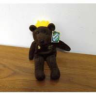 Salvino's Bamm Beano's Roger Maris #9 Brown Beanie Plush Toy Bear Home Run #61