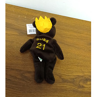 Salvino's Bamm Beano's Sammy Sosa #21 Brown Beanie Plush Toy Bear Home Run #66