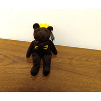 Salvino's Bamm Beano's Sammy Sosa #21 Brown Beanie Plush Toy Bear Home Run #66