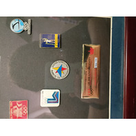 Aminco 2001 Limited Edition Framed Pin Set US Olympic Games #455/2002