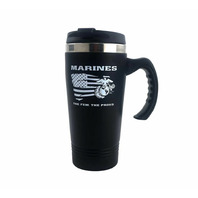 Vanguard MARINE CORPS STAINLESS STEEL MUG: MARINE CORPS LOGO