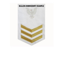 Vanguard NAVY E6 MALE RATING BADGE OPERATIONS SPECIALIST WHITE