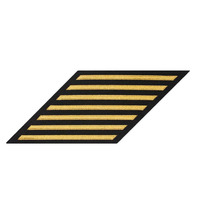 Vanguard NAVY HASH MARKS: SEAWORTHY GOLD ON BLUE - FEMALE, SET OF 7