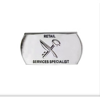 Vanguard NAVY ENLISTED SPECIALTY BELT BUCKLE: RETAIL SERVICES SPECIALIST: RS