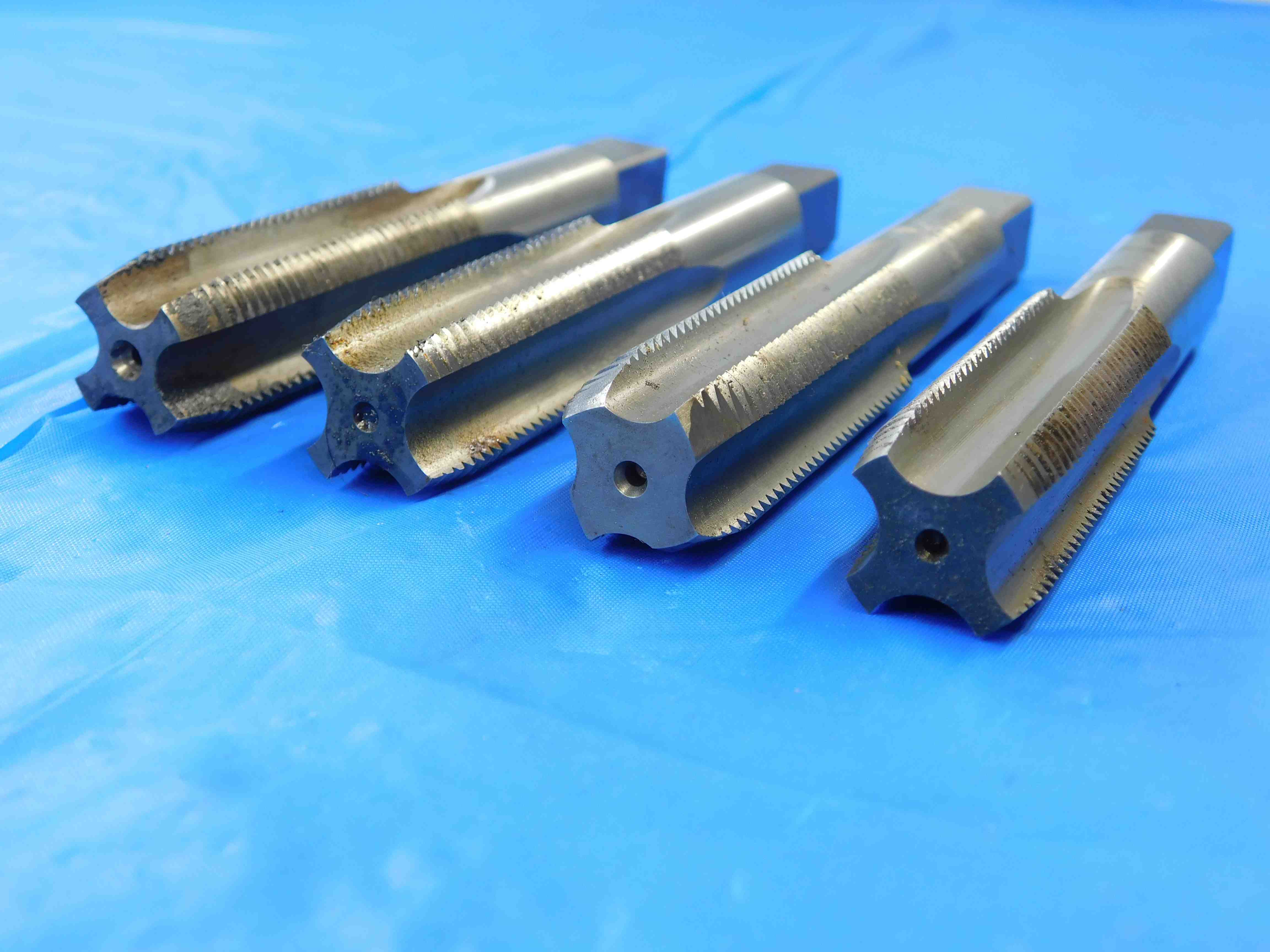 4 pcs VARIOUS 3/4 16 NF GH3 HS PLUG TAP 4 STRAIGHT FLUTE .75 CNC THREADING