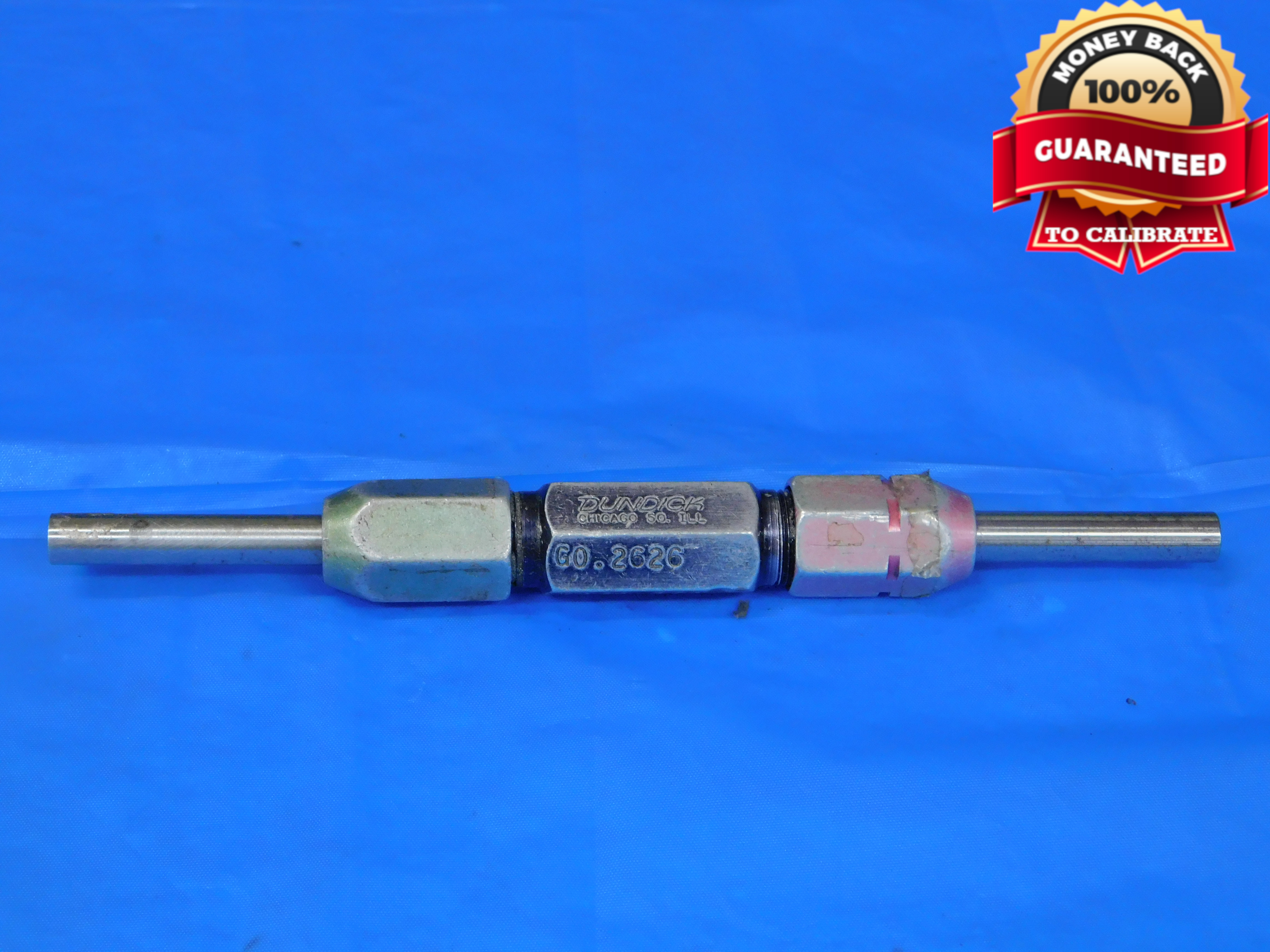 aco　2点 2626 & .2680 CL Z PIN PLUG GAGE GO NO GO .2656 +.0024