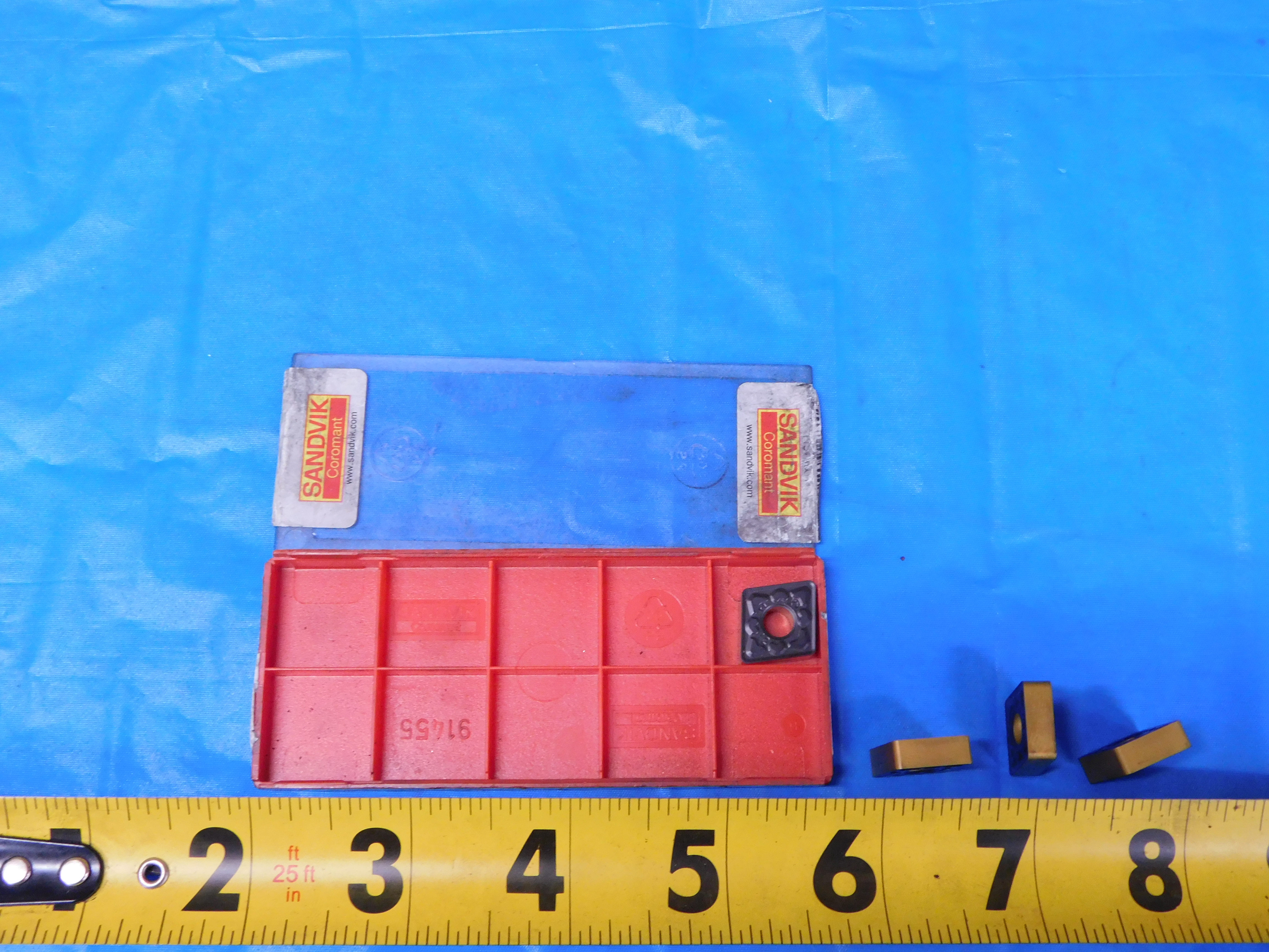 4PCS NEW SANDVIK CNMG120412-KM CNMG433-KM 3215 CARBIDE INSERTS