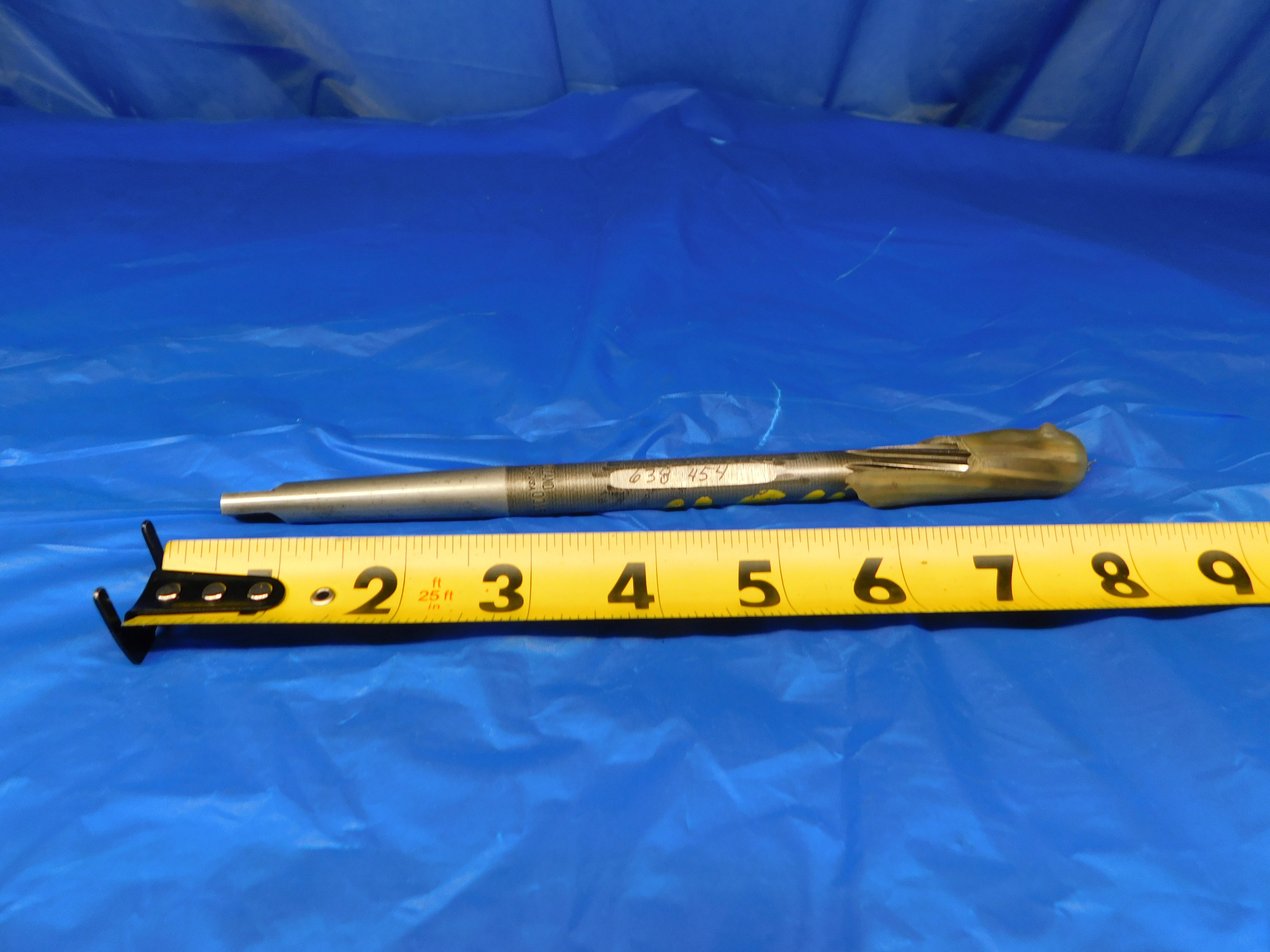 CLEVELAND T.D. CO. 33/64 OD HSS REAMER MT1 SHANK SPIRAL 8 FL