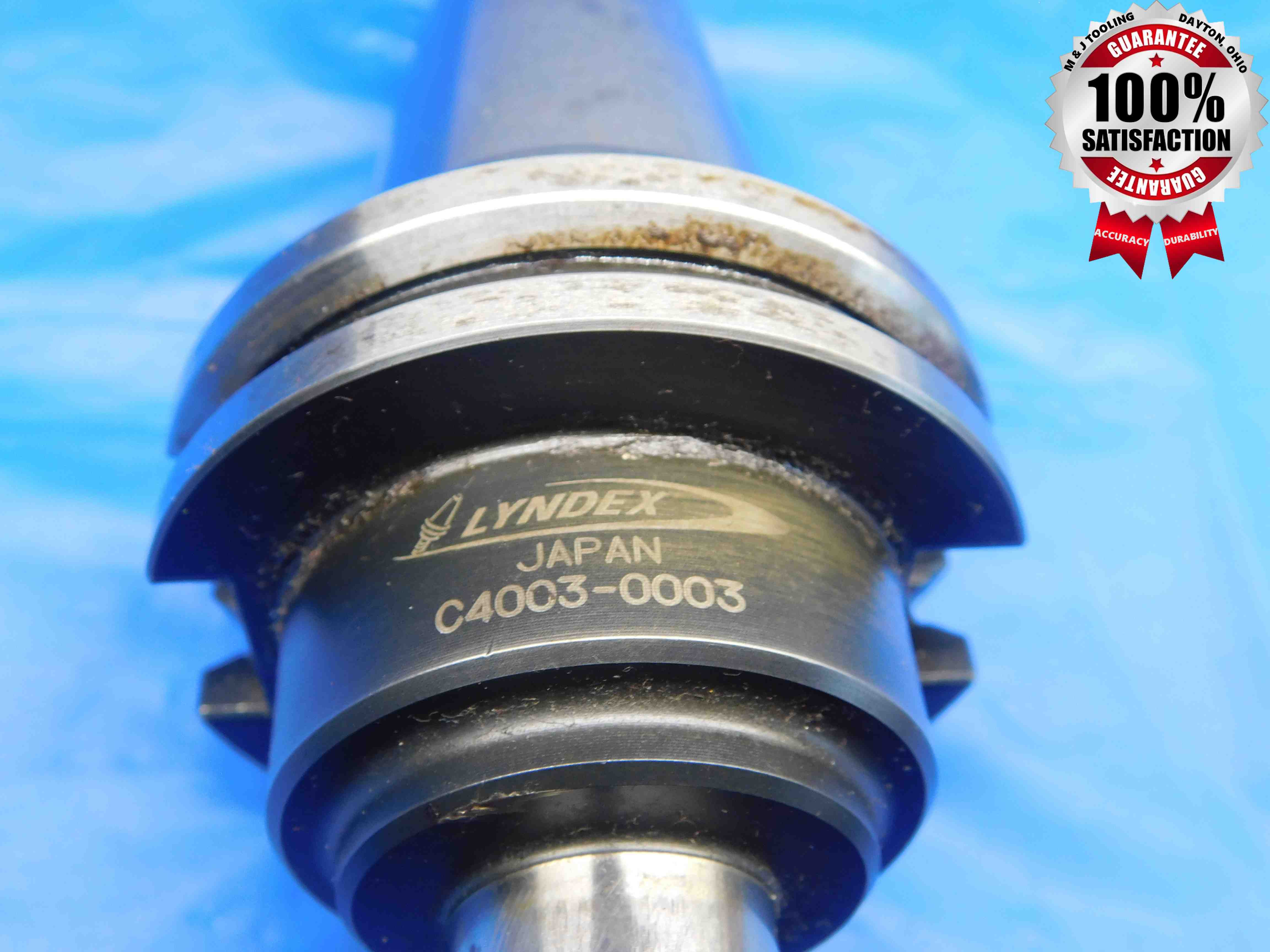 CAT40 LYNDEX JACOBS TAPER #3 TOOL HOLDER STUB LENGTH 1.53 PROJ