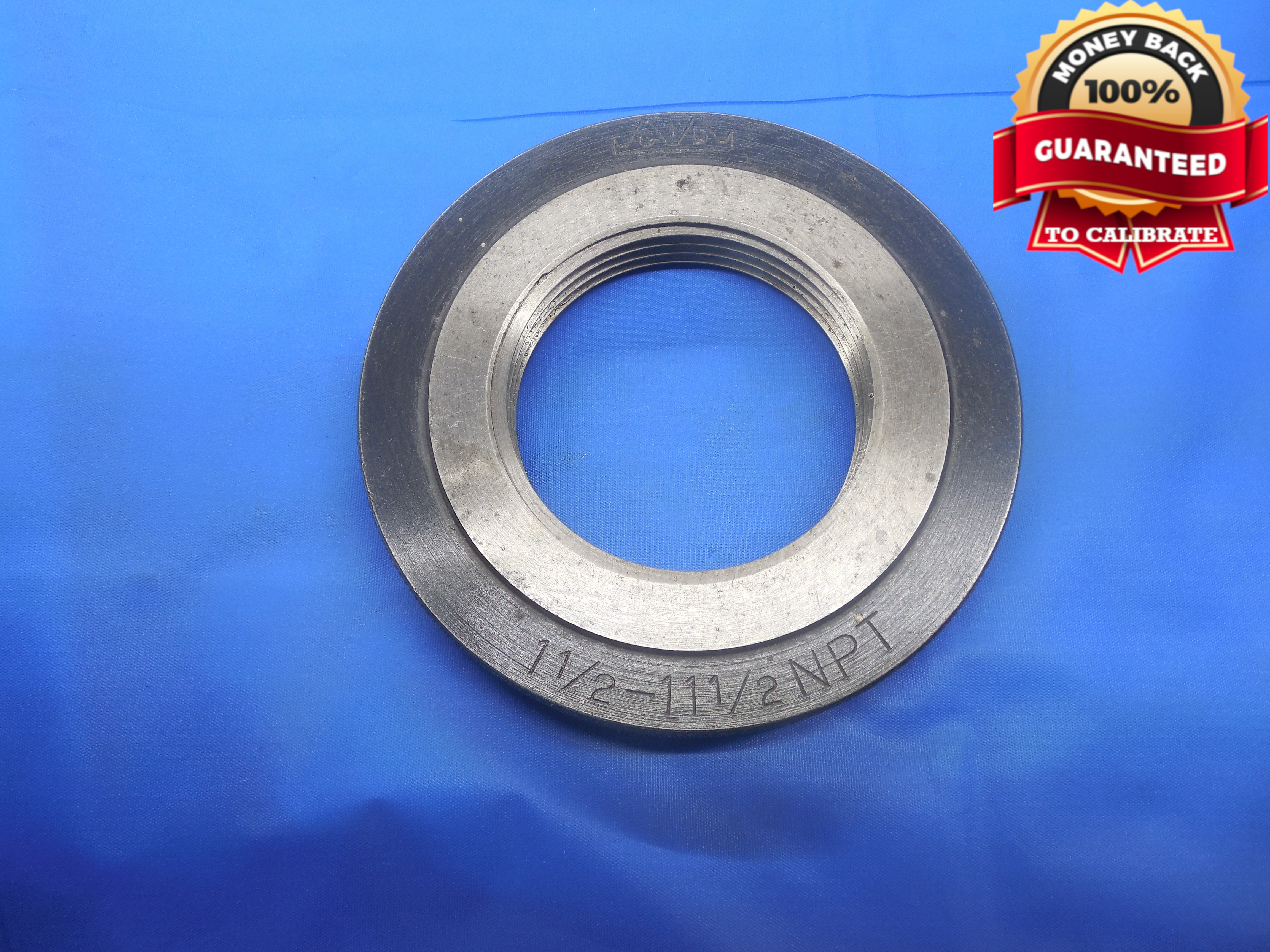 L-1 1.5-11.5 1 1//2 11 1//2 NPT L1 PIPE THREAD RING GAGE 1.5 1 1//2-11 1//2 N.P.T