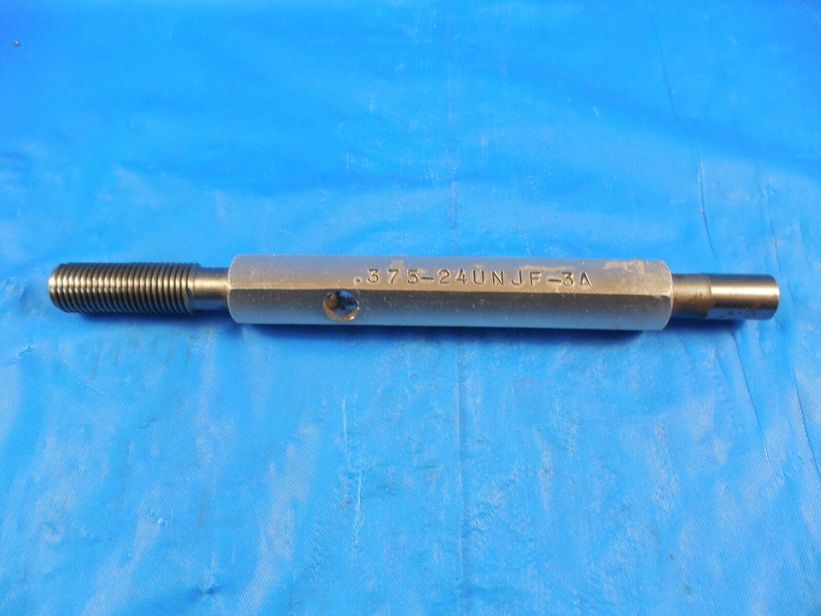 3/8 24 UNJF 3A SET THREAD PLUG GAGE .375 GO ONLY PD= .3479 QUALITY