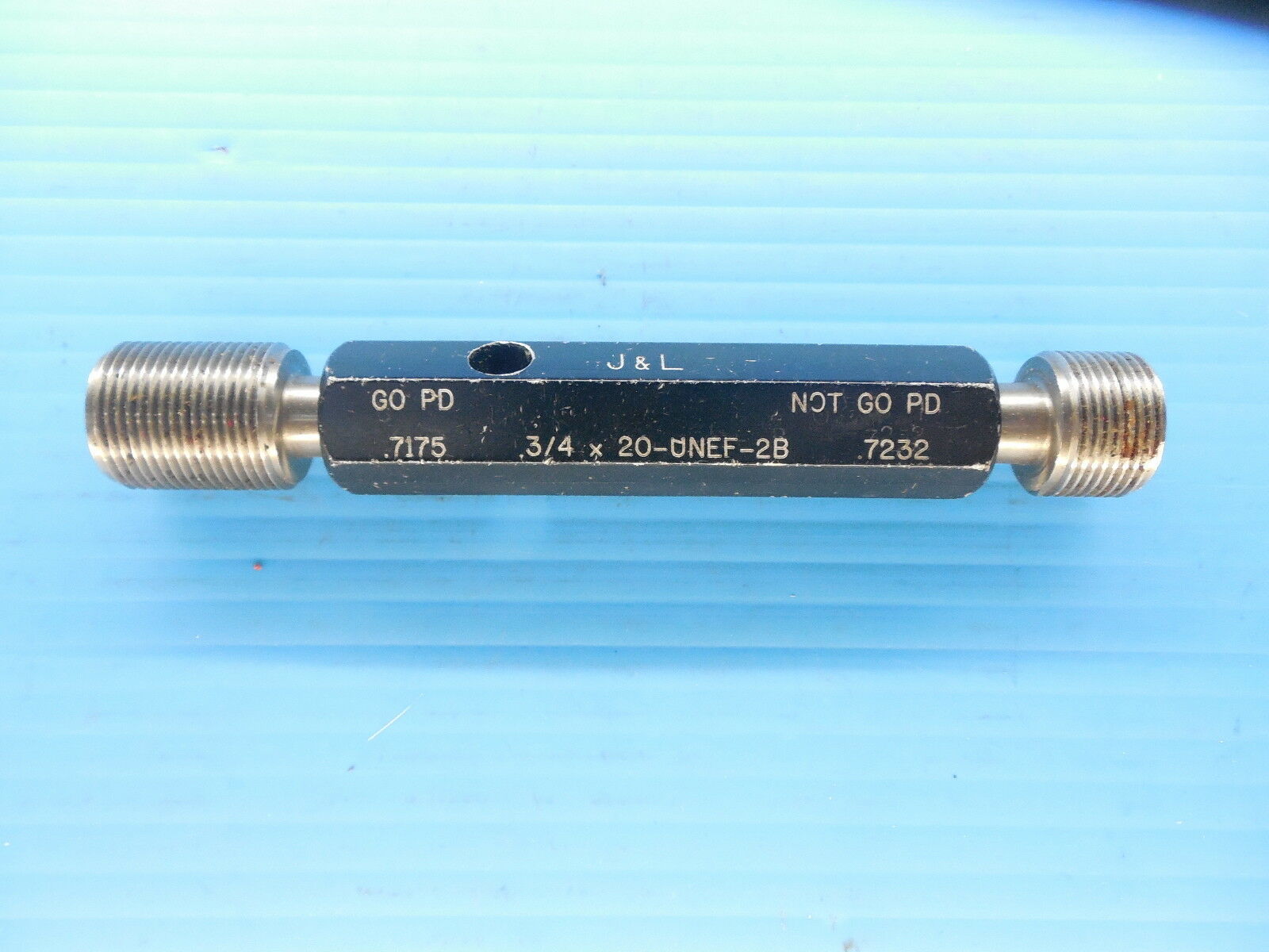 3 4 20 UNEF 2B THREAD PLUG GAGE 75 GO NO GO P D S 7175 7232 