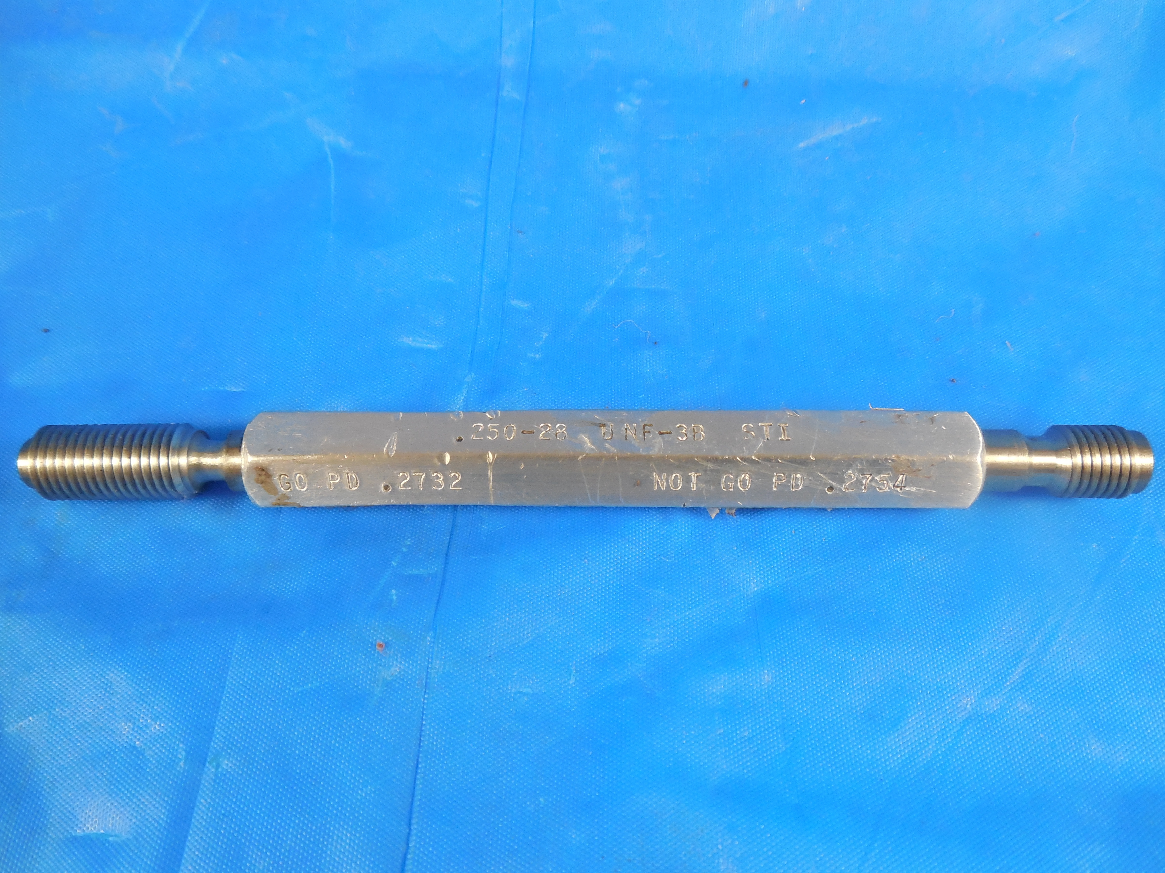 1-4-28-unf-3b-sti-helicoil-thread-plug-gage-25-go-no-go-p-d-s-2732