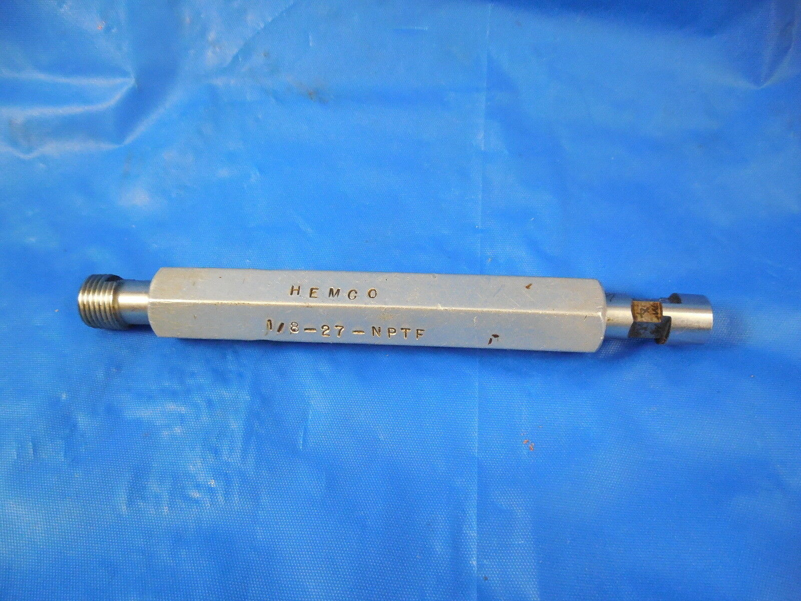 1/8 27 NPTF L1 & 6 STEP PIPE THREAD PLUG GAGE .125 N.P.T.F. L1