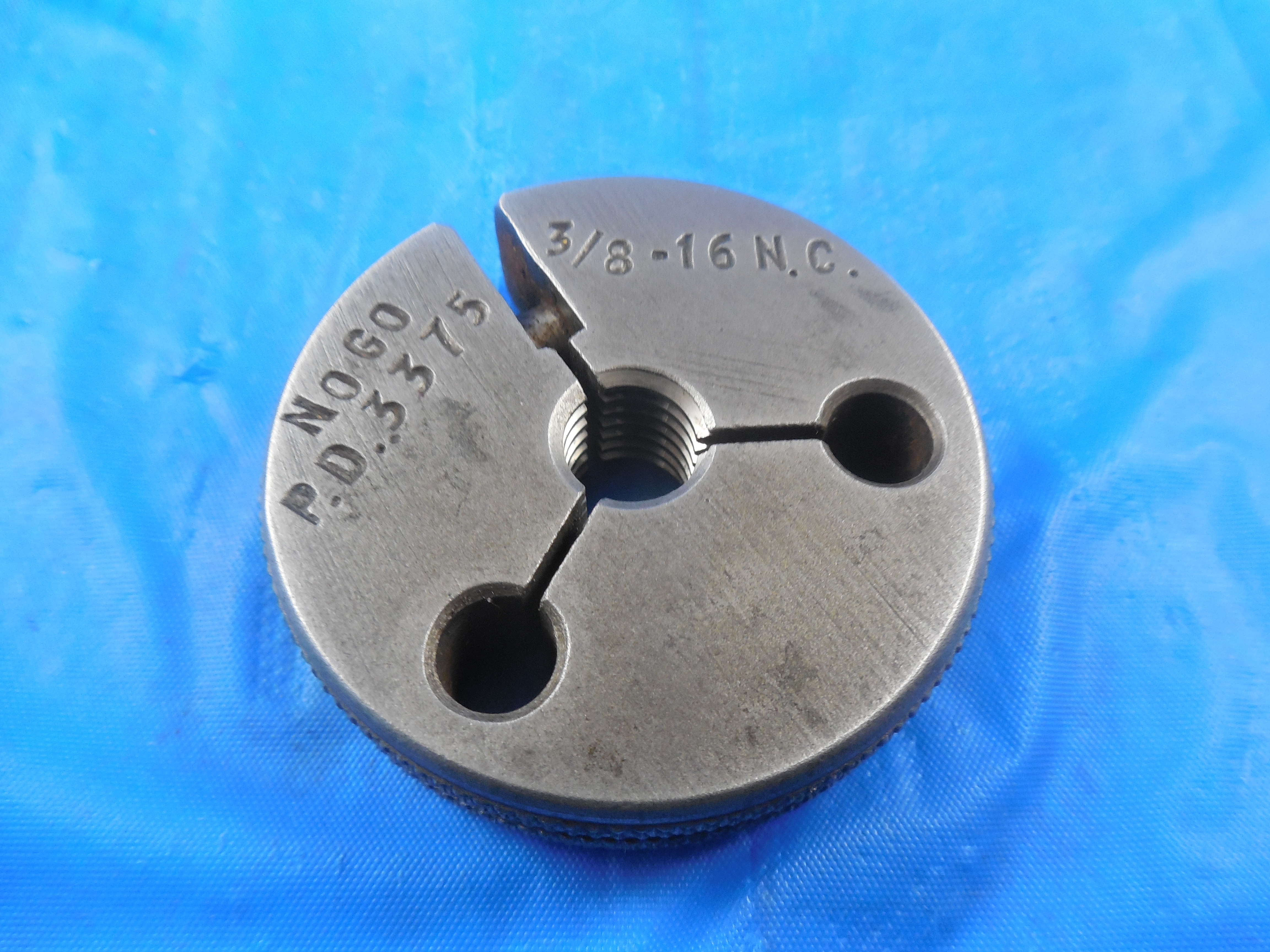 3/8 16 NC THREAD RING GAGE .375 NO GO ONLY P.D. = .3375 QUALITY ...