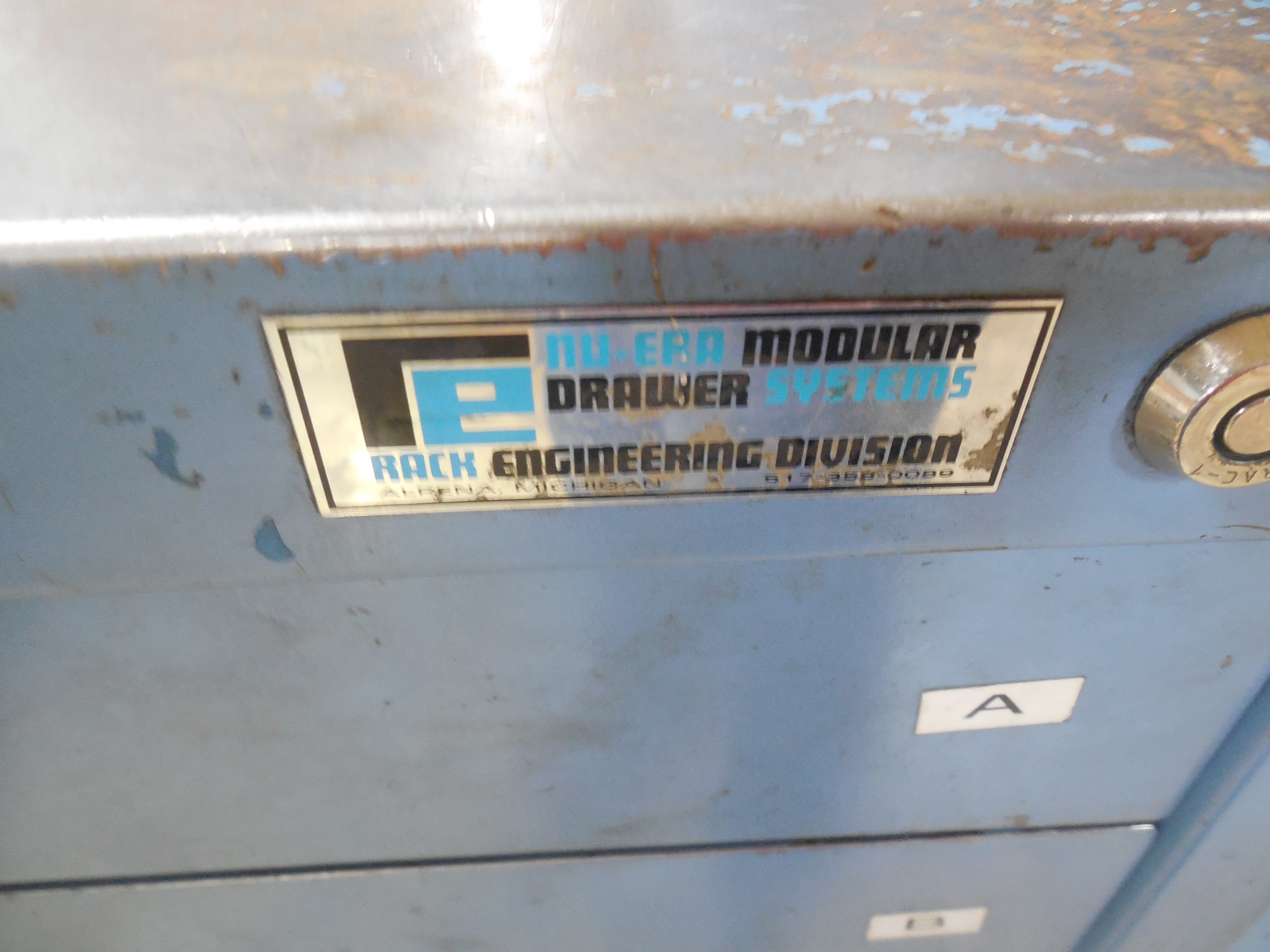 Nu Era Modular Drawer Systems 11 Drawer Industrial Tooling Cabinet