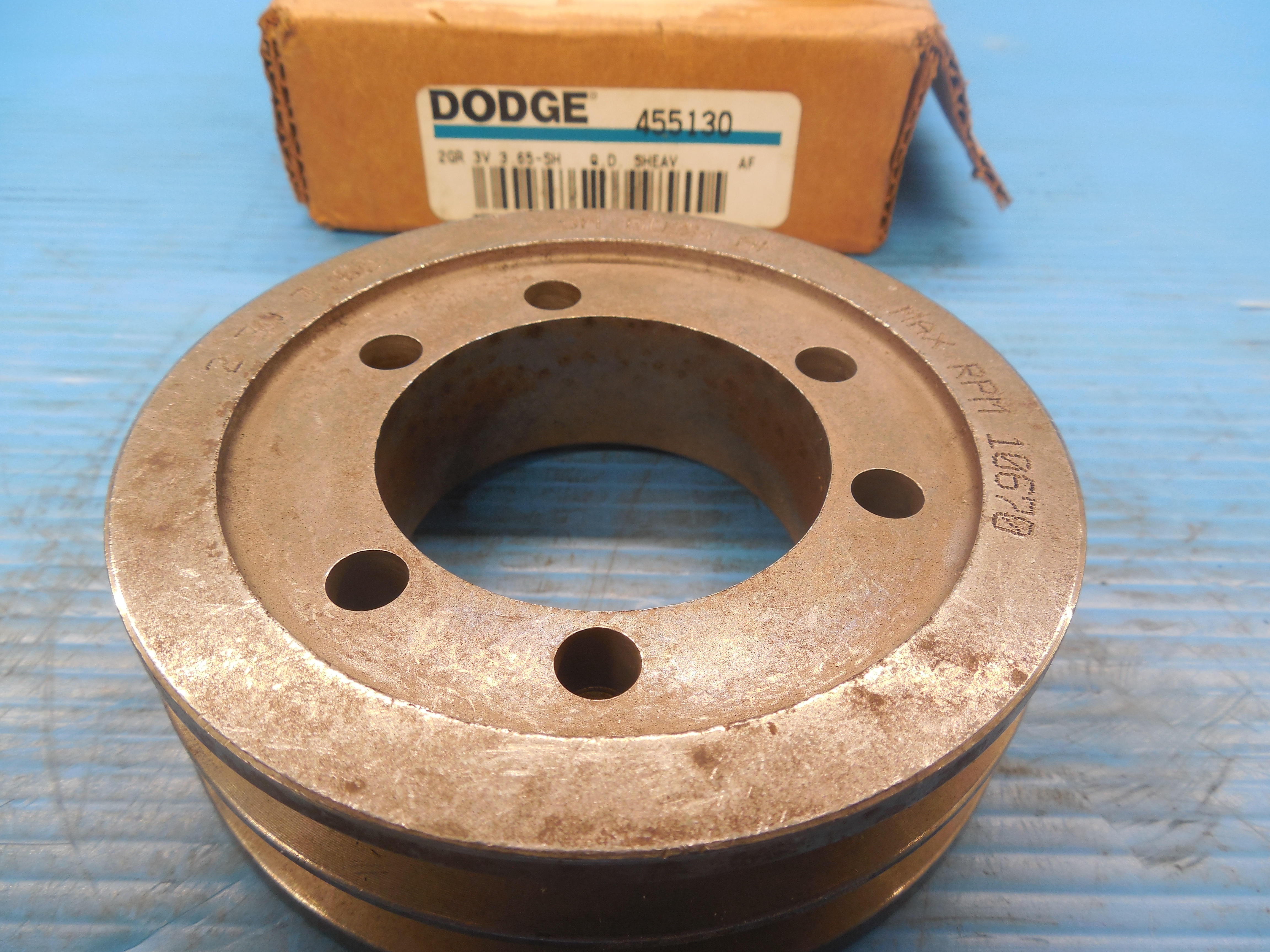 NEW DODGE QD SHEAVE 2GR 3V 3.65 SH MANUFACTURING INDUSTRIAL SN
