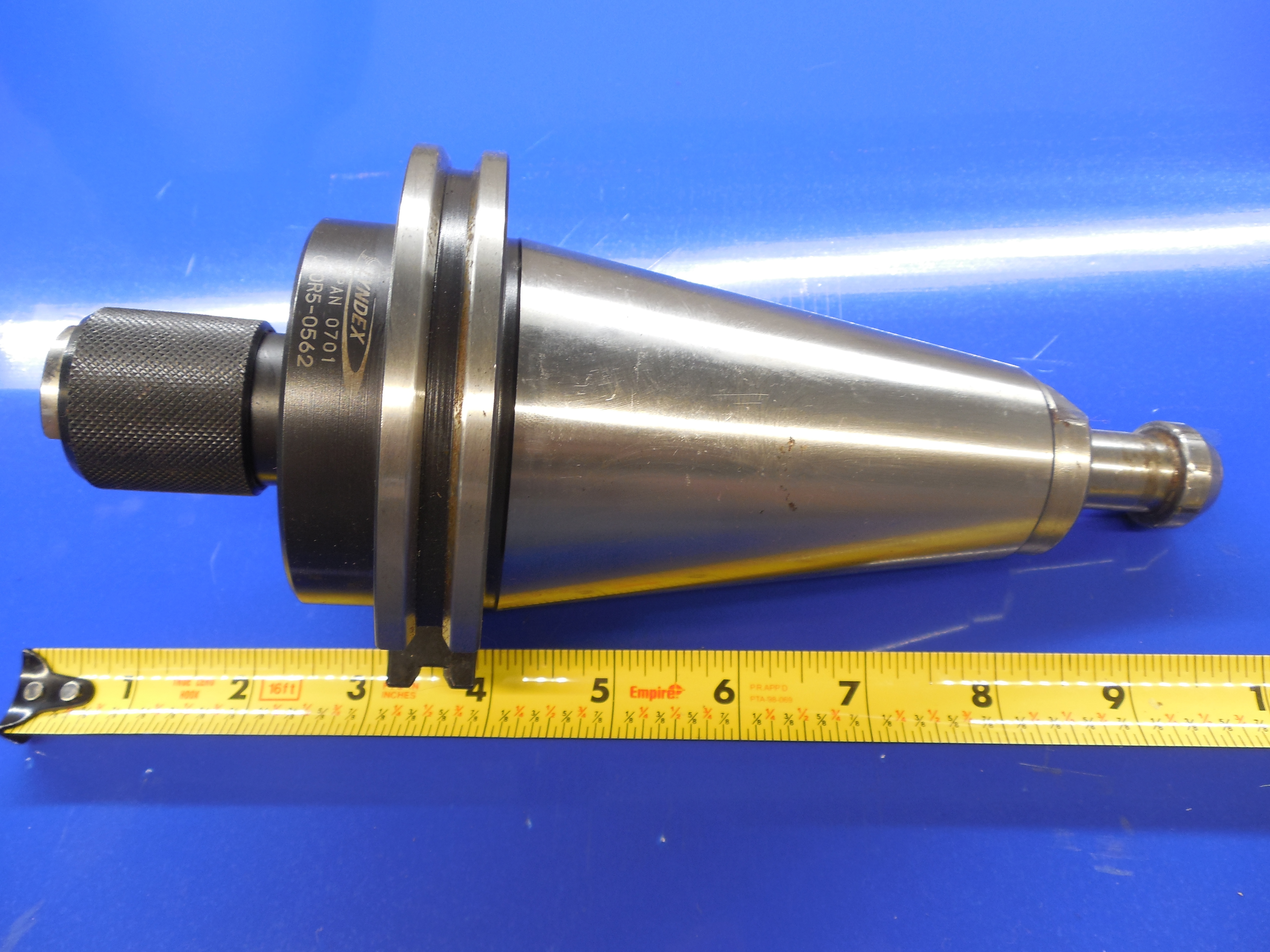 LYNDEX 1 RIGID TAP HOLDER CAT 50 TAPPING HEAD C50R50562 09/16, 1/8