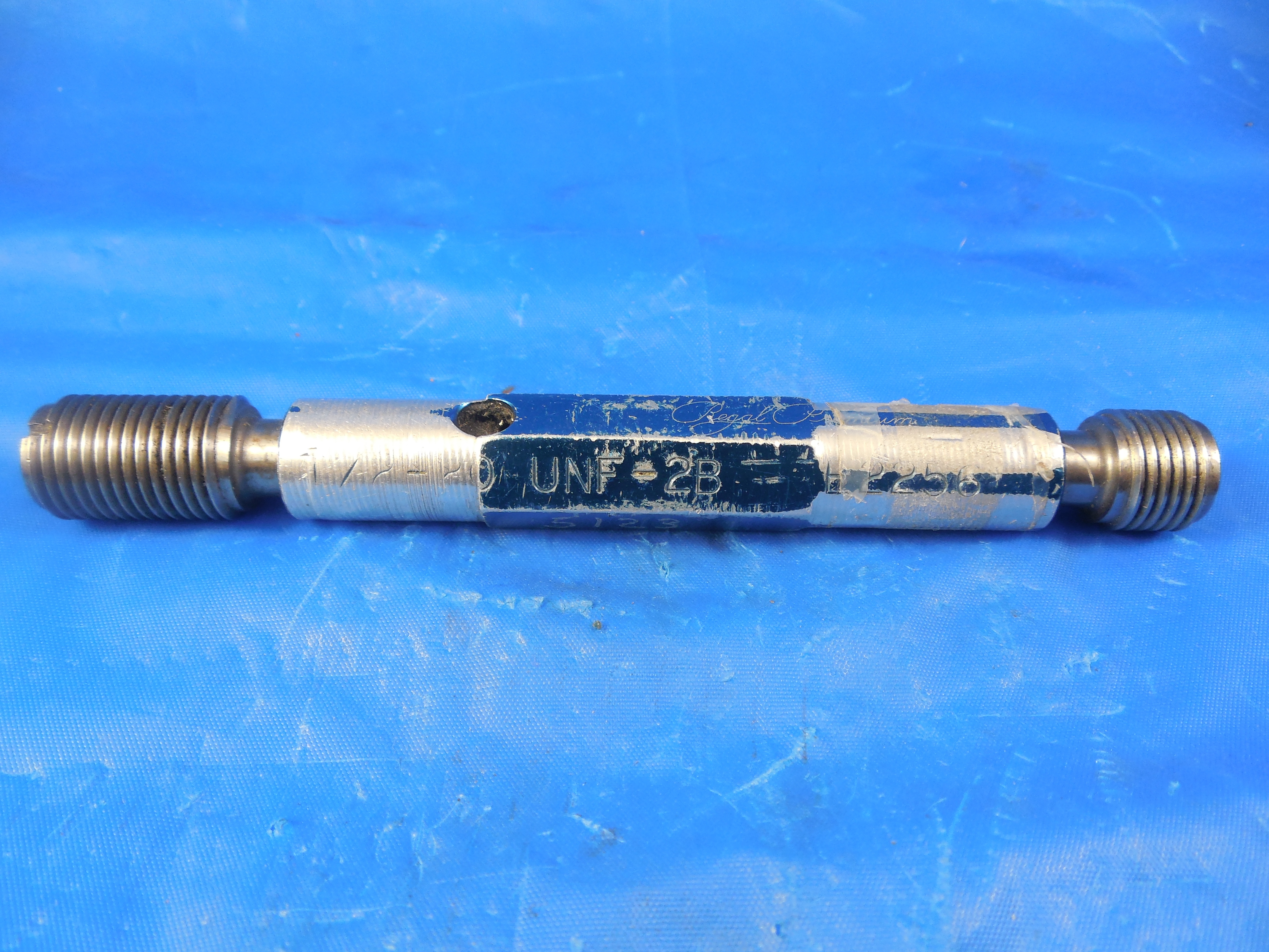 1 2 20 UNF 2B THREAD PLUG GAGE 5 GO NO GO P D S 4675 4731 1-2-20-unf-2b-thread-plug-gage-5-go-no-go-p-d-s-4675-4731