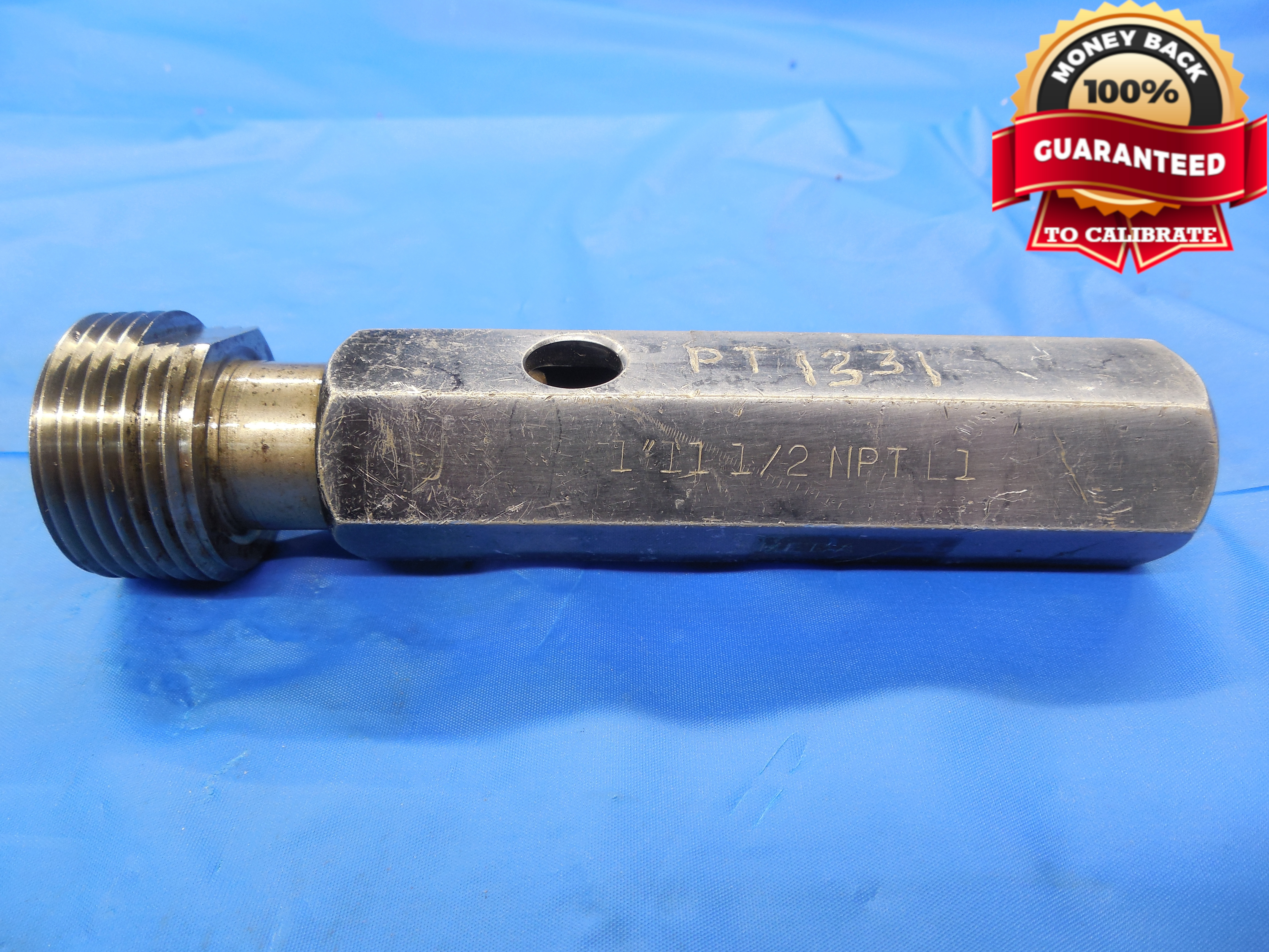 1'' 11 1/2 NPT L1 PIPE THREAD PLUG GAGE 1.0 N.P.T. L1 QUALITY