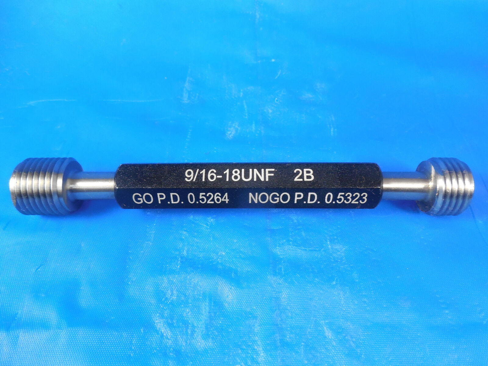 NEW 9 16 18 UNF 2B THREAD PLUG GAGE 5625 GO NO GO P D S 5264 5323 TOOLS EBay