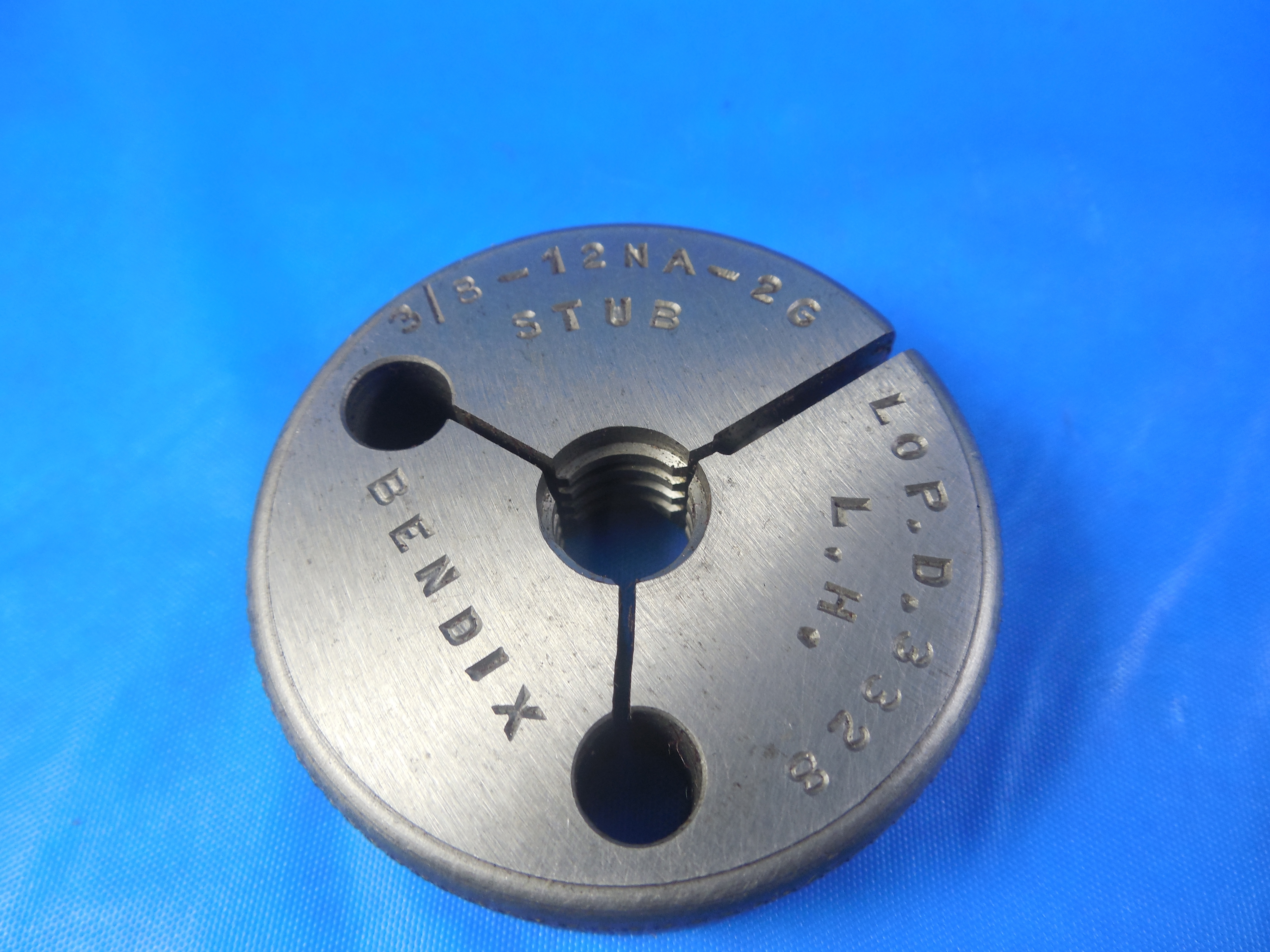 3/8 12 NA 2G LEFT HAND STUB ACME THREAD RING GAGE .375 NO GO ONLY P.D