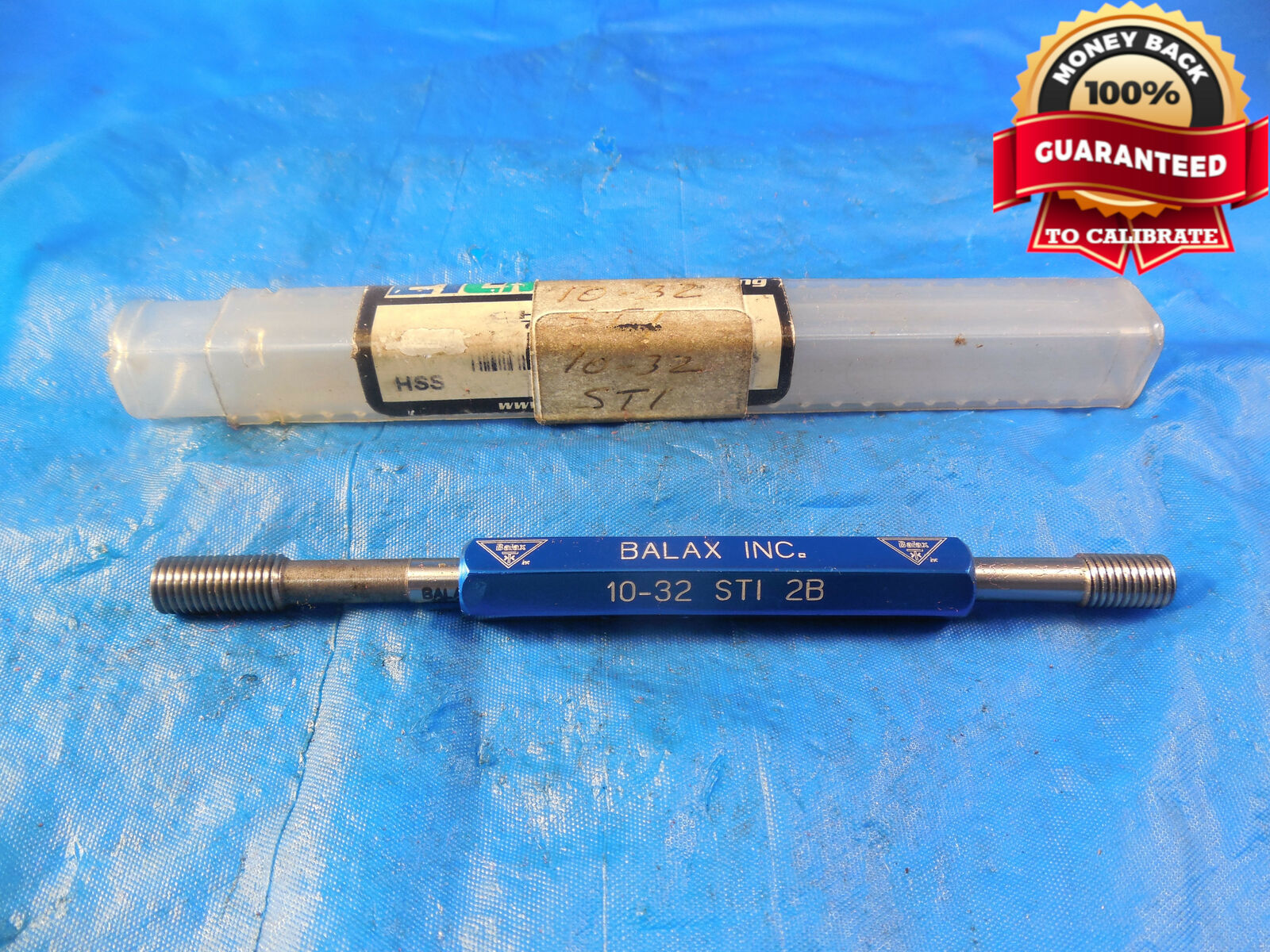 10 32 2B STI HELICOIL THREAD PLUG GAGE #10 .190 GO NO GO P.D./'S = .2103 /& .2133