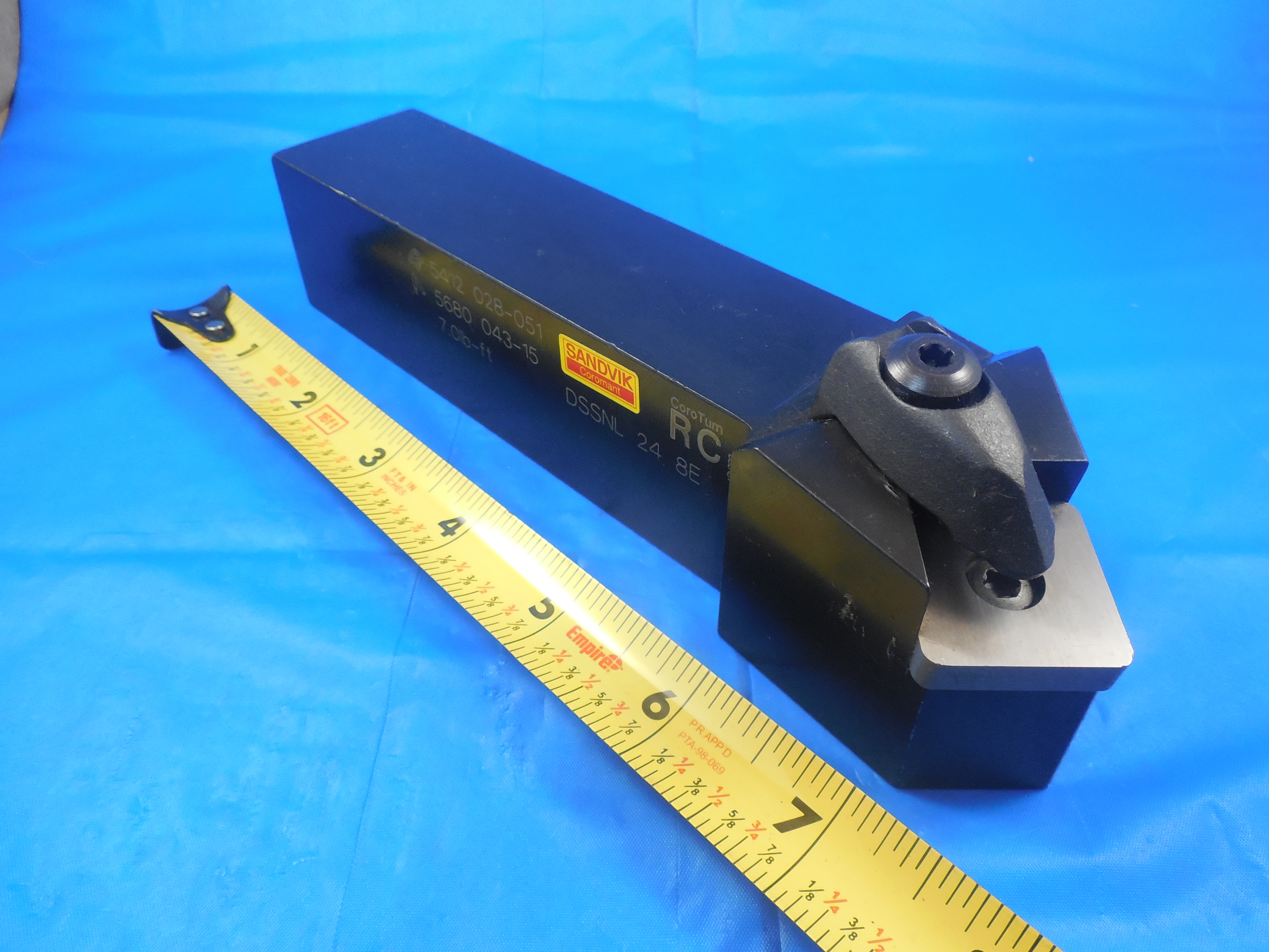 SANDVIK DSSNL 24 8E 1 1/2'' SQUARE SHANK CORO TURNING LEFT HAND TOOL