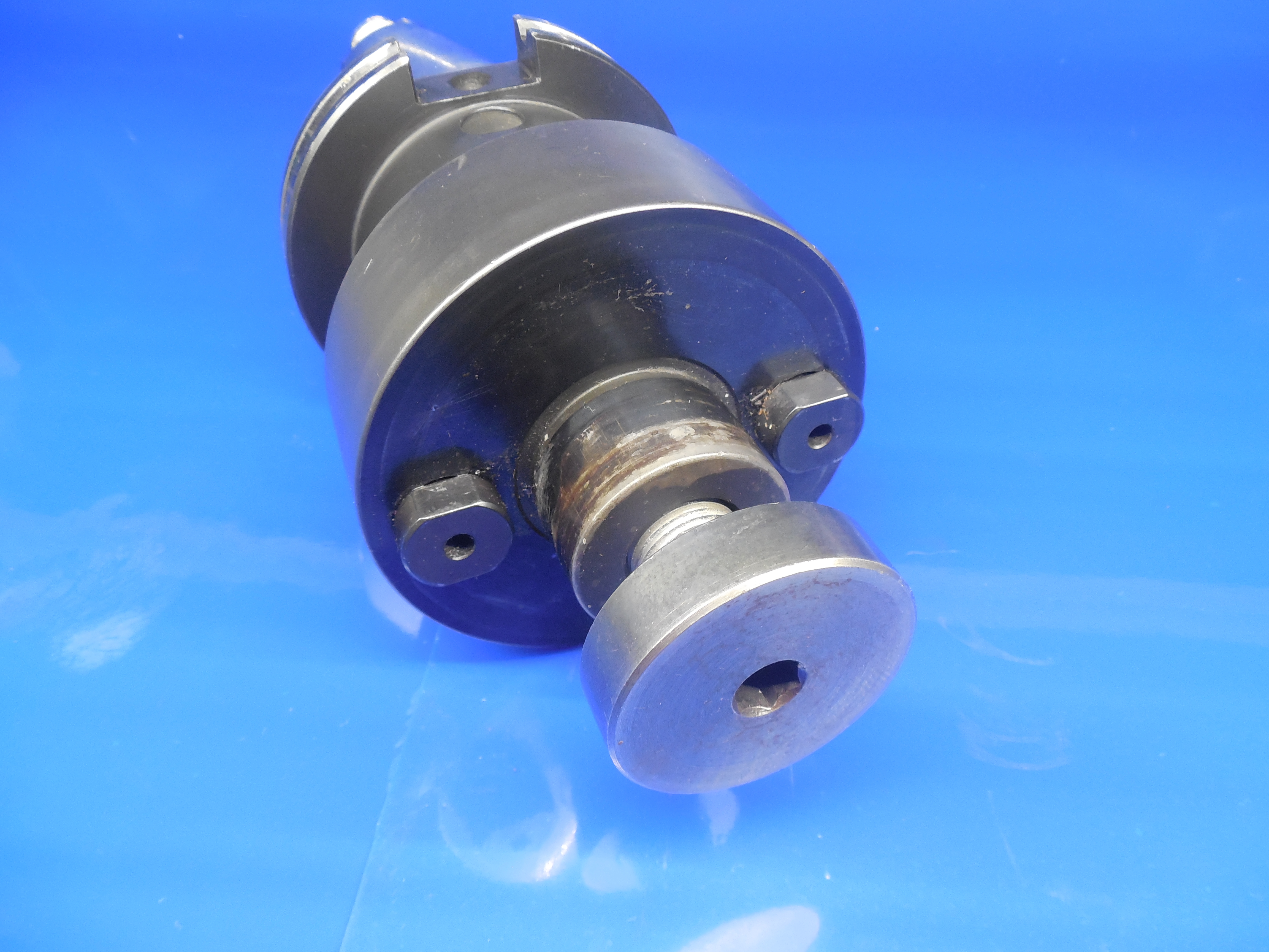 PARLEC CAT 50 TOOL HOLDER 1 1/2'' PILOT WITH 5/8'' KEYS C5015SM4 CNC