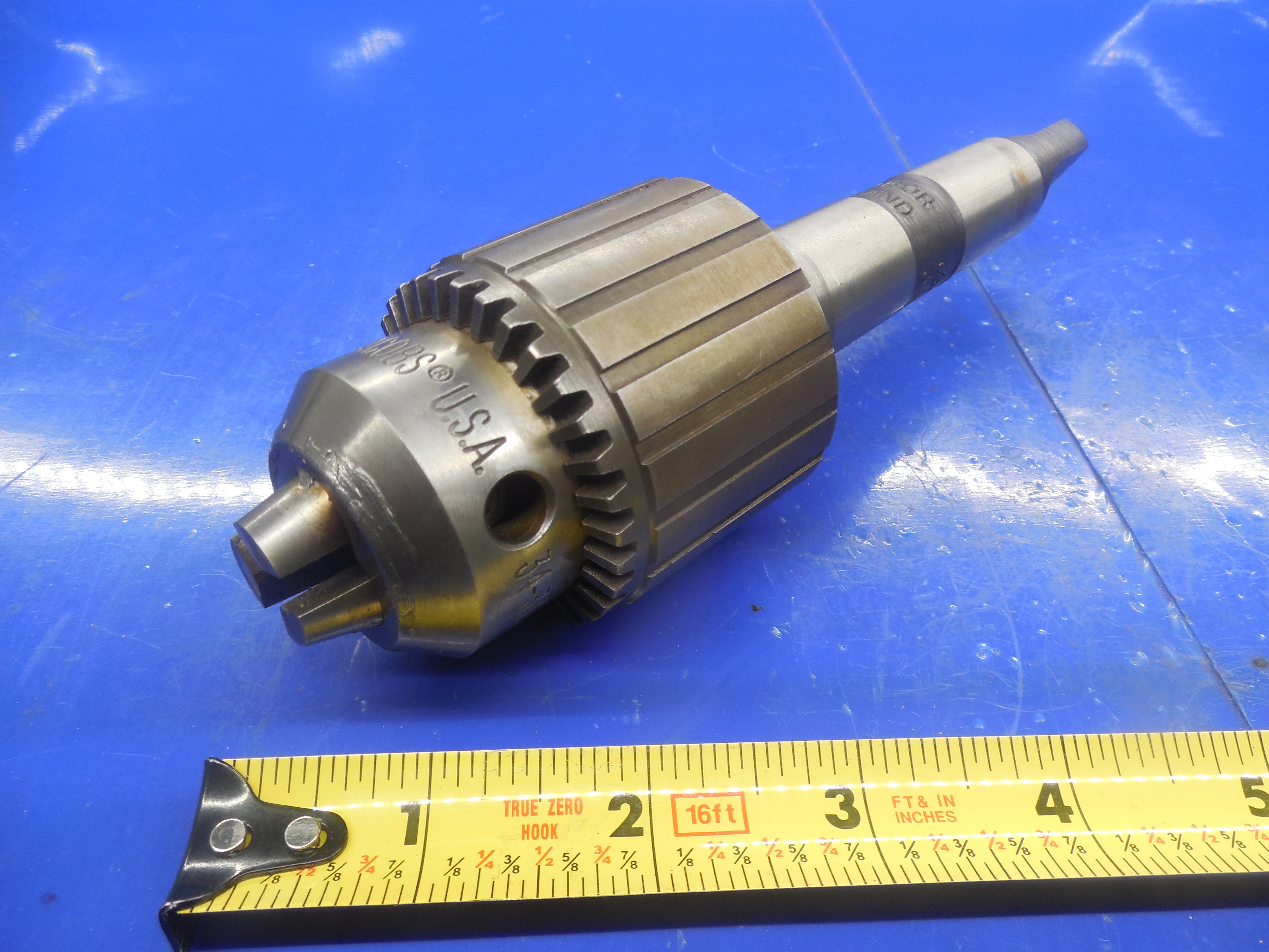 JACOBS 34 33 DRILL CHUCK 3 MORSE TAPER 0 1/2 CAPACITY 33 TAPER