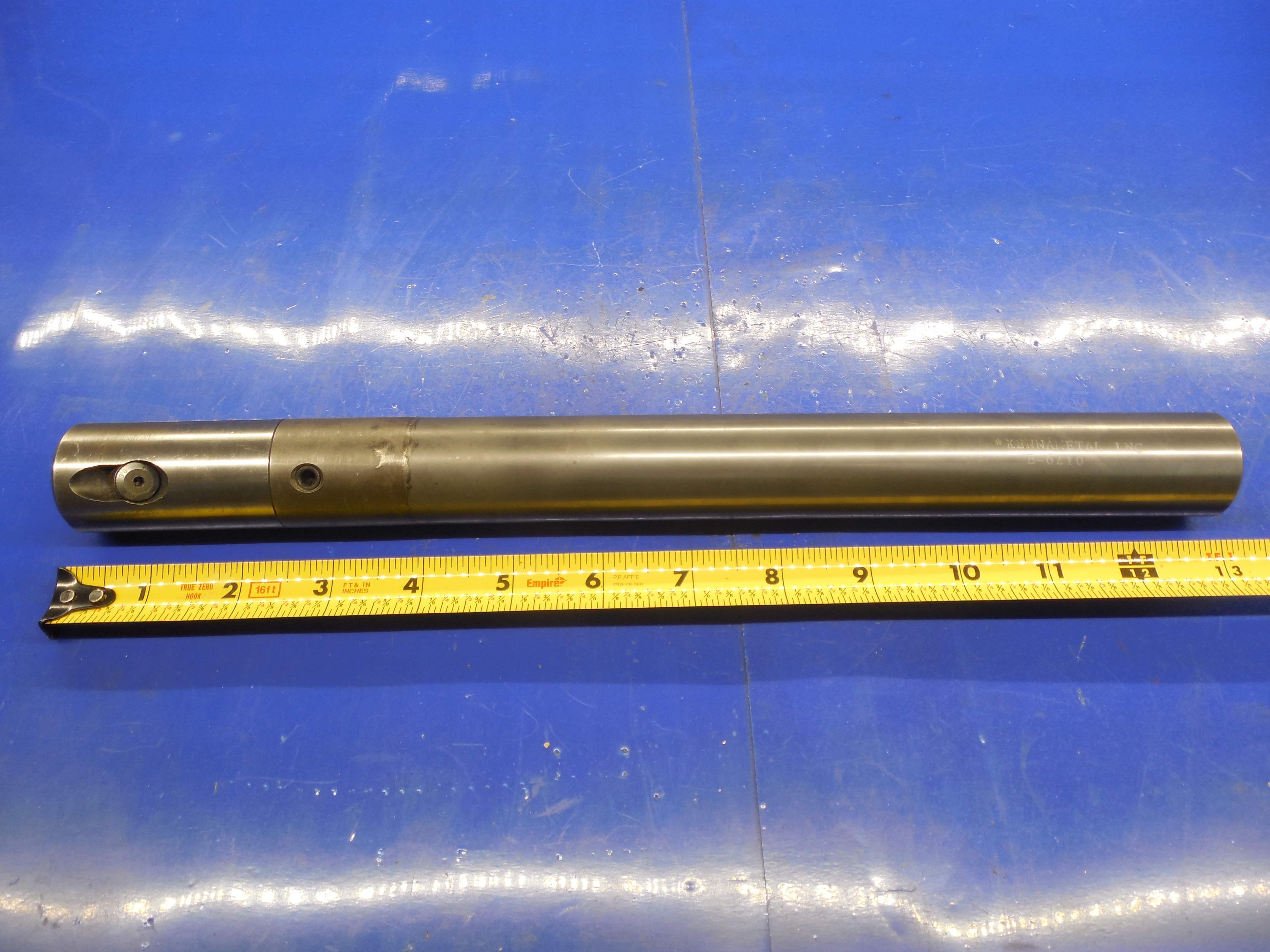 KENNAMETAL 1 1/4" CARBIDE BORING BAR EXTENSION W/ KOMET ABS 32 FZ 123