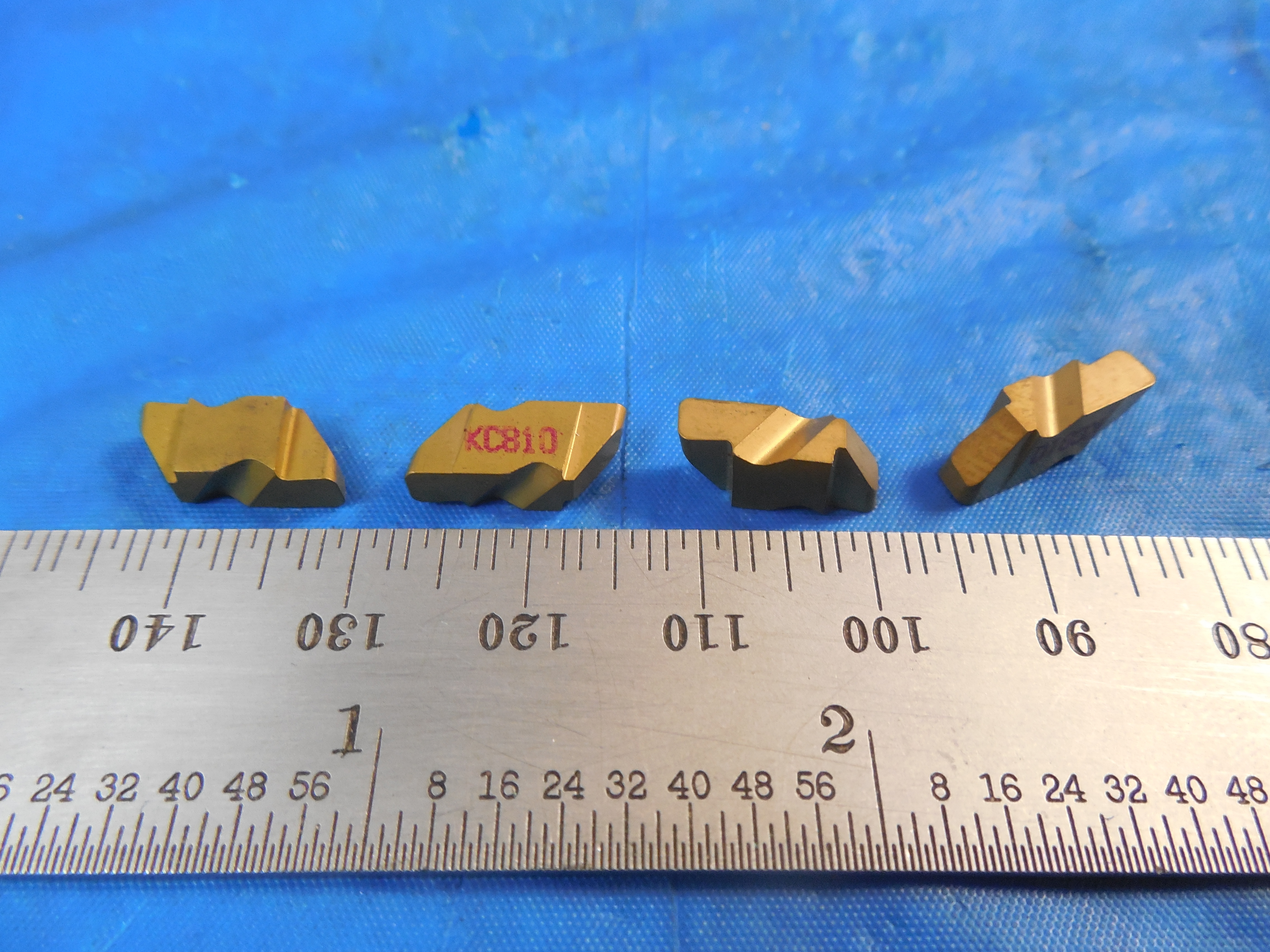 4PCS NEW KENNAMETAL NG2125L KC810 TOP NOTCH GROOVING INSERTS .125 WIDE