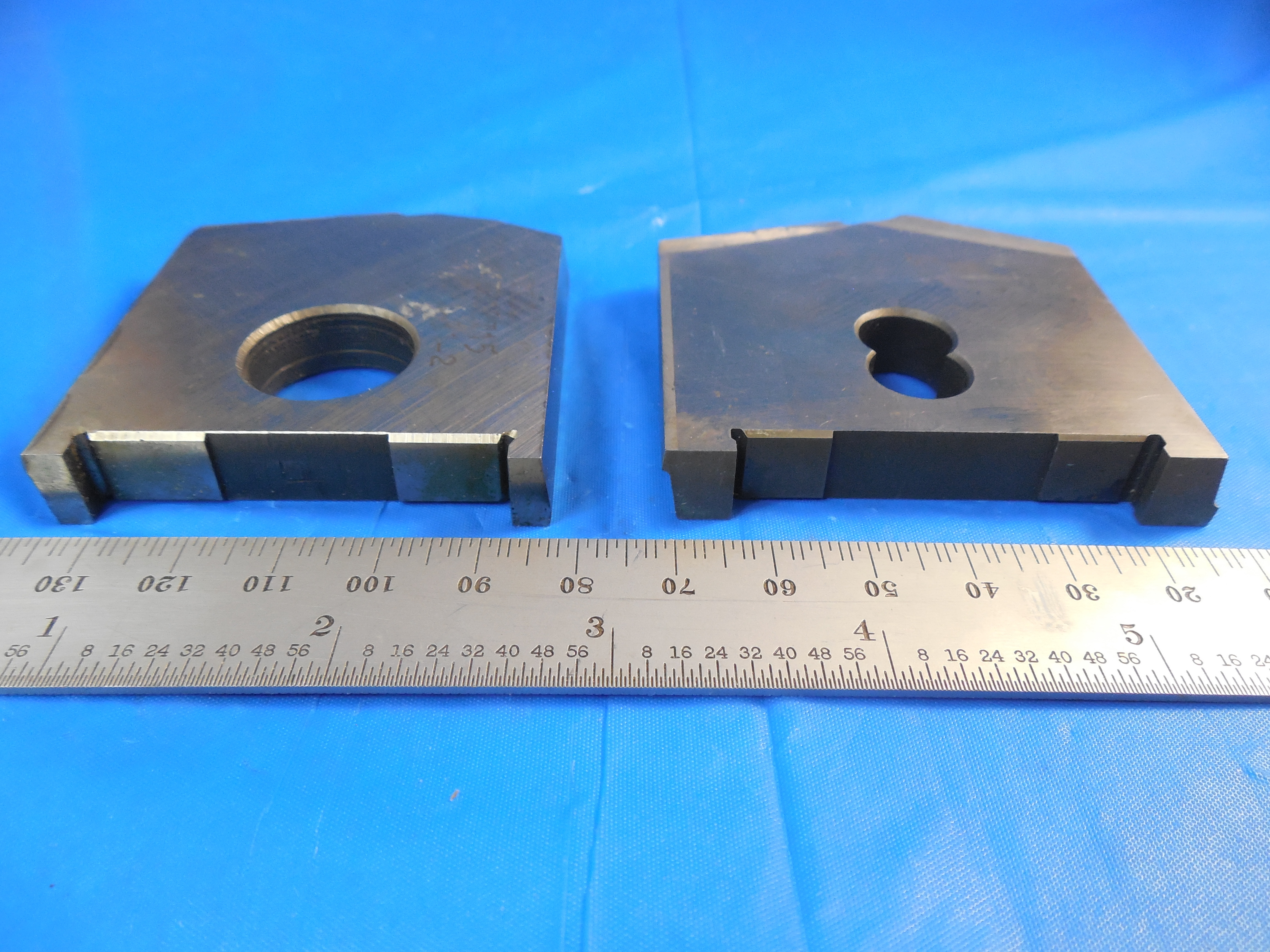 2pcs AMEC SPADE DRILL INSERTS 1 1/8" YD08WD208T15 & 2 3/8" 102440212