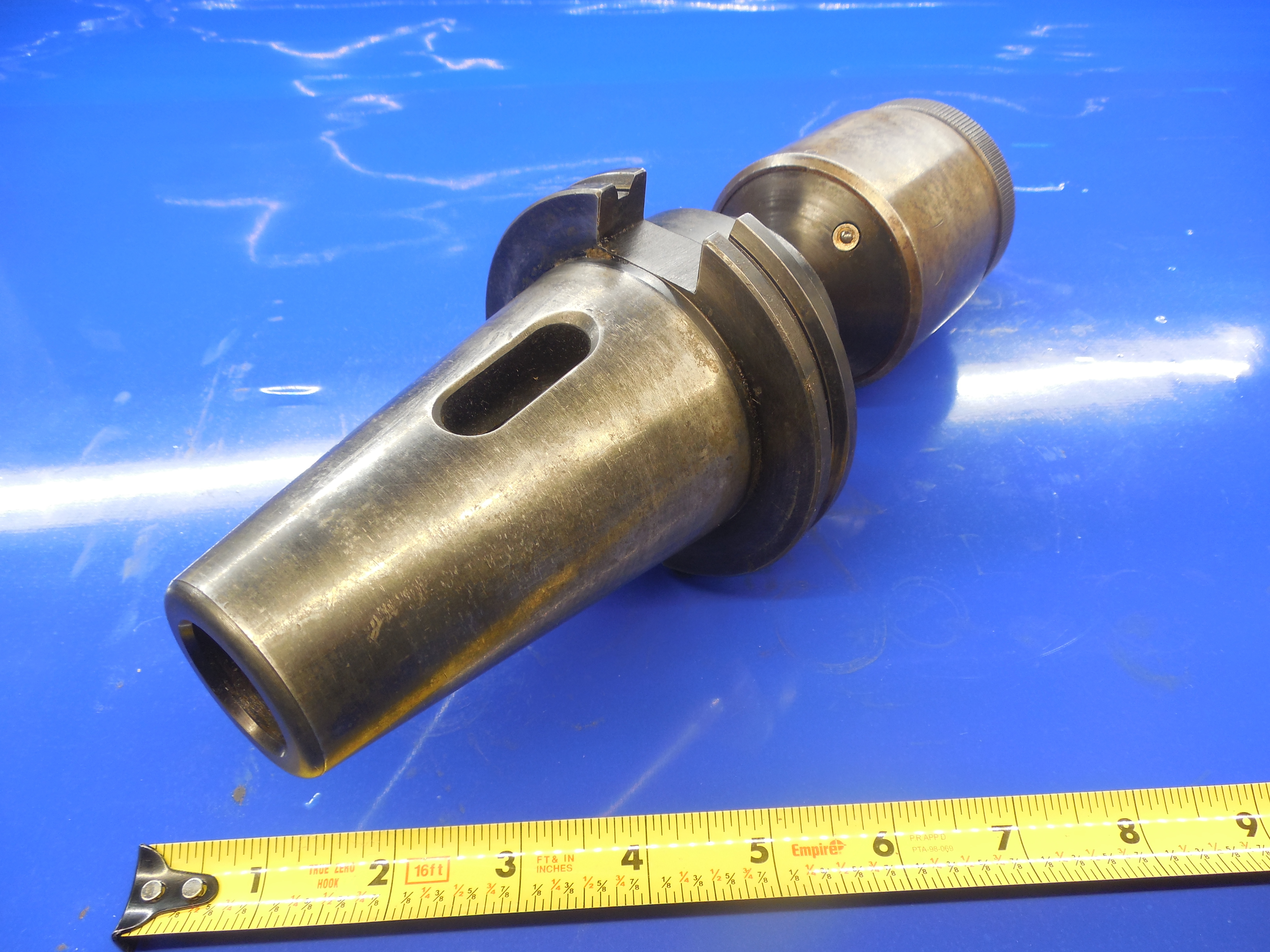 PARLEC CAT 50 MT3 TOOL HOLDER WITH TENSION COMPRESSION TAP DRIVER SPV