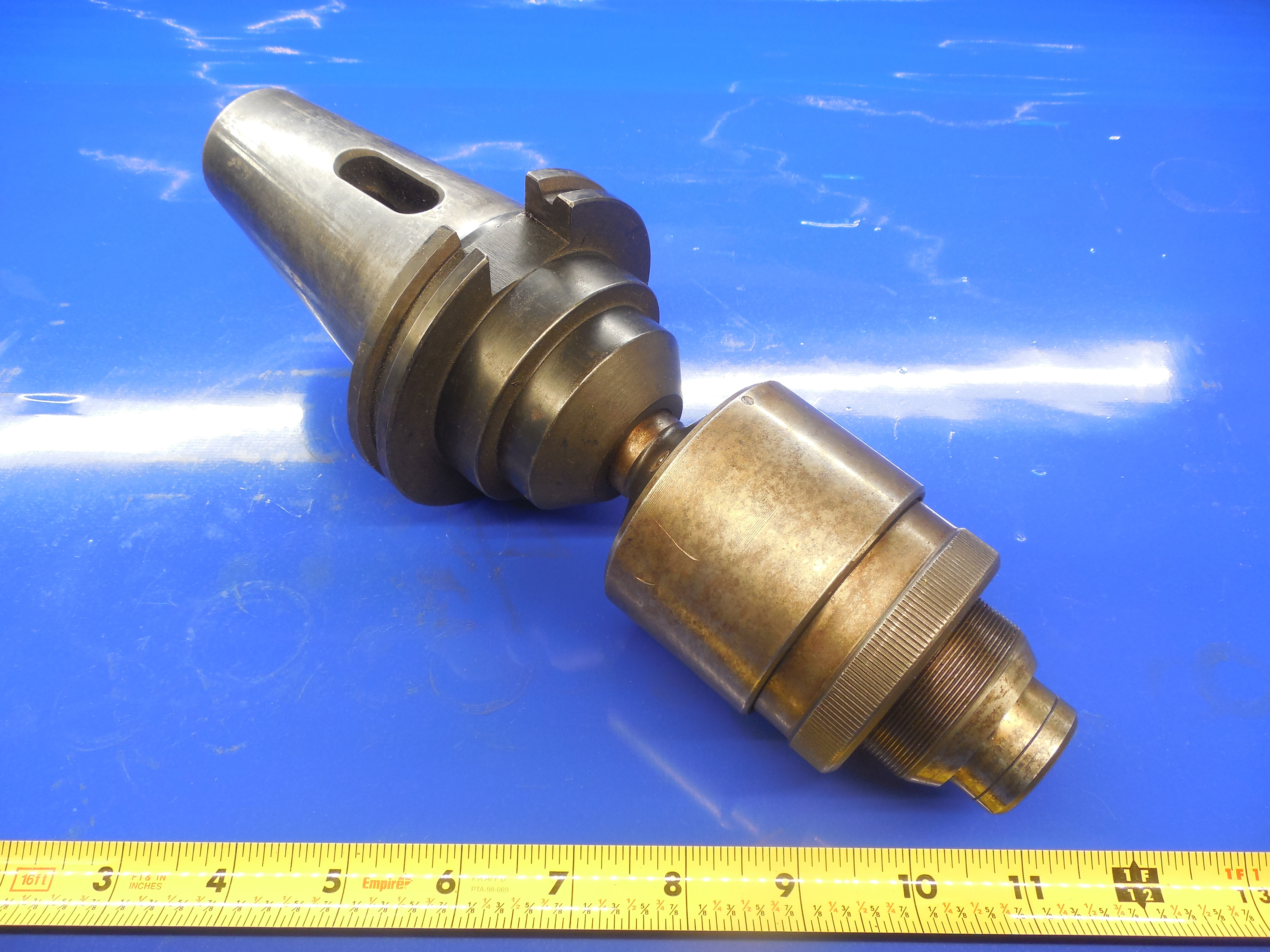 PARLEC CAT 50 MT3 TOOL HOLDER WITH TENSION COMPRESSION TAP DRIVER SPV