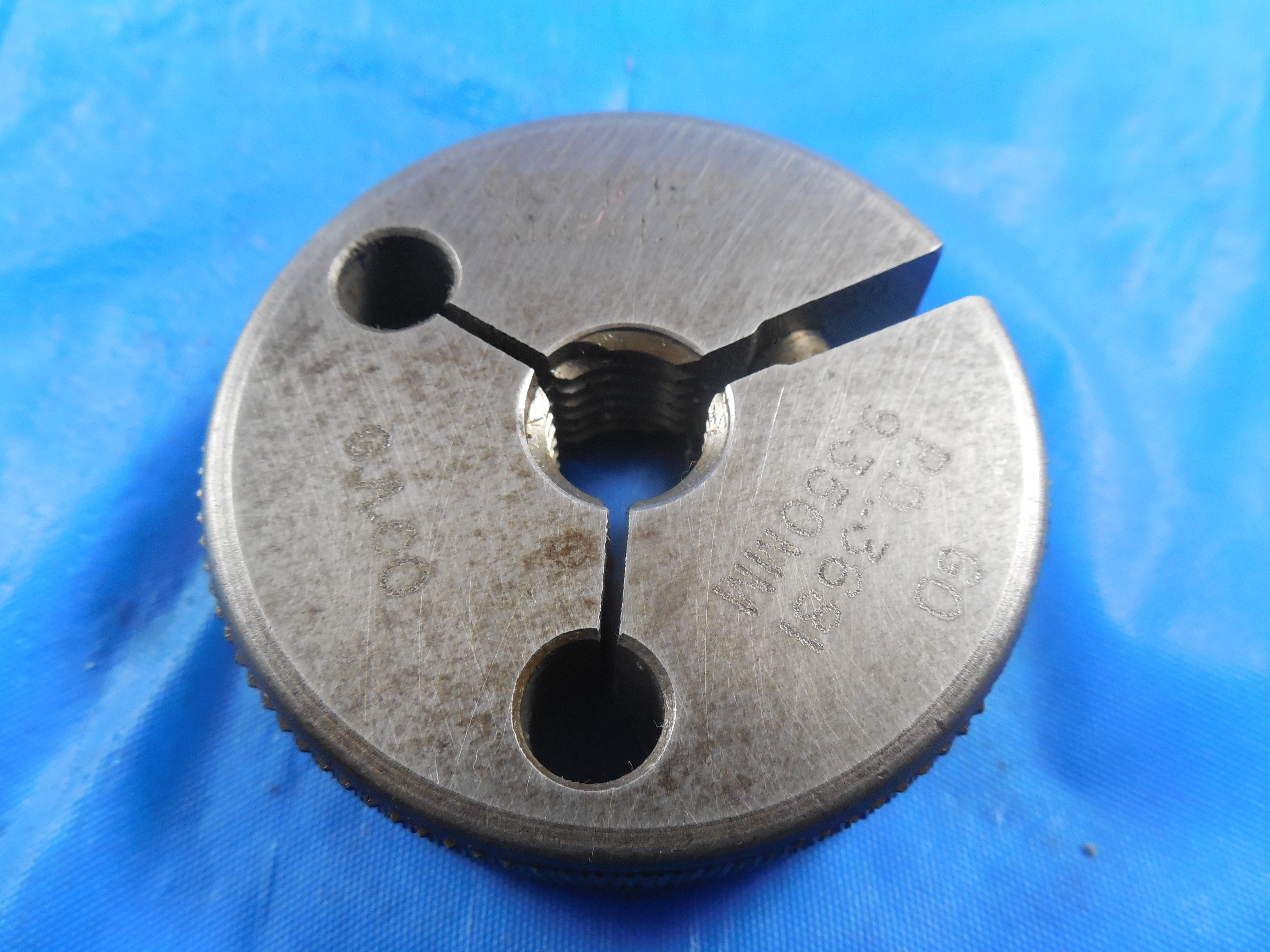 M10 X 1.5 MODIFIED METRIC THREAD RING GAGE 10.0 GO ONLY P.D. = 9.350 mm