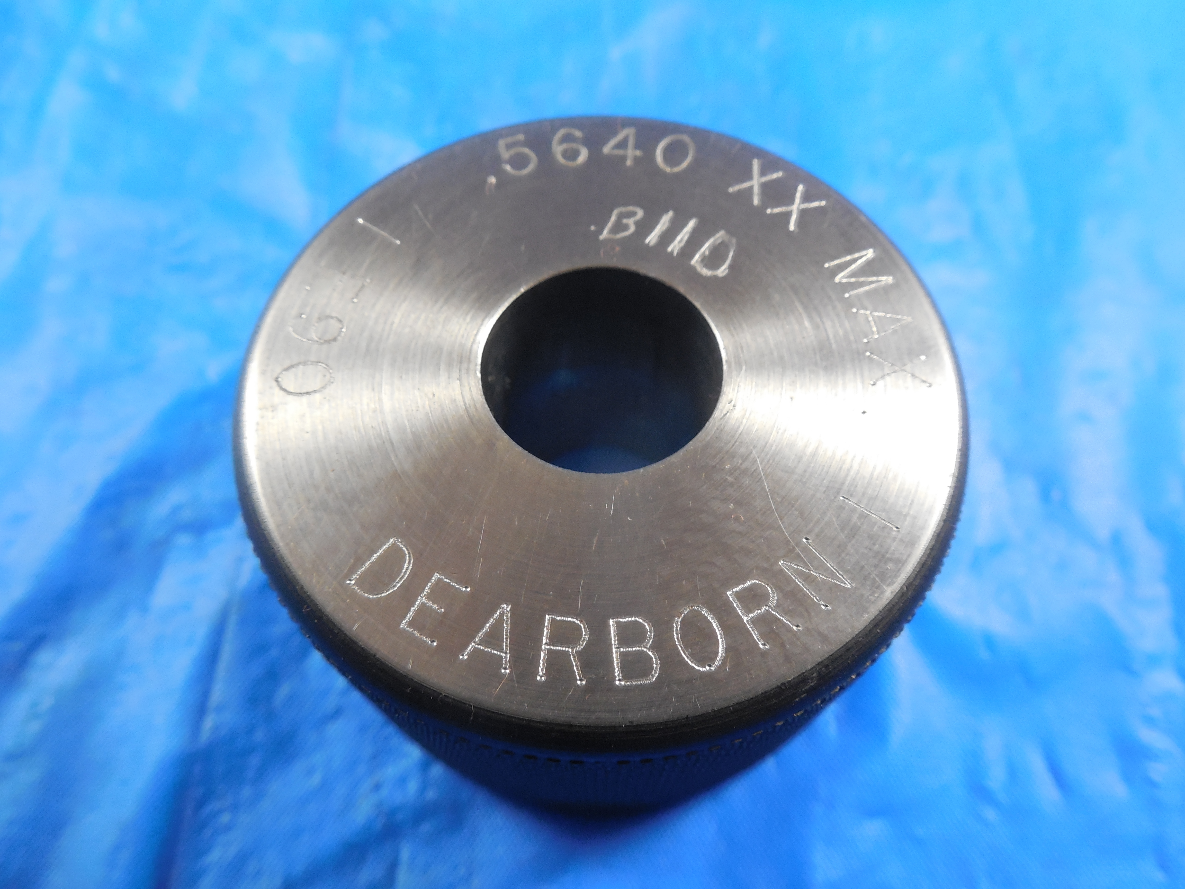 .5640 CLASS XX SMOOTH PLAIN BORE RING GAGE .5625 + .0015 OVERSIZE 9/16