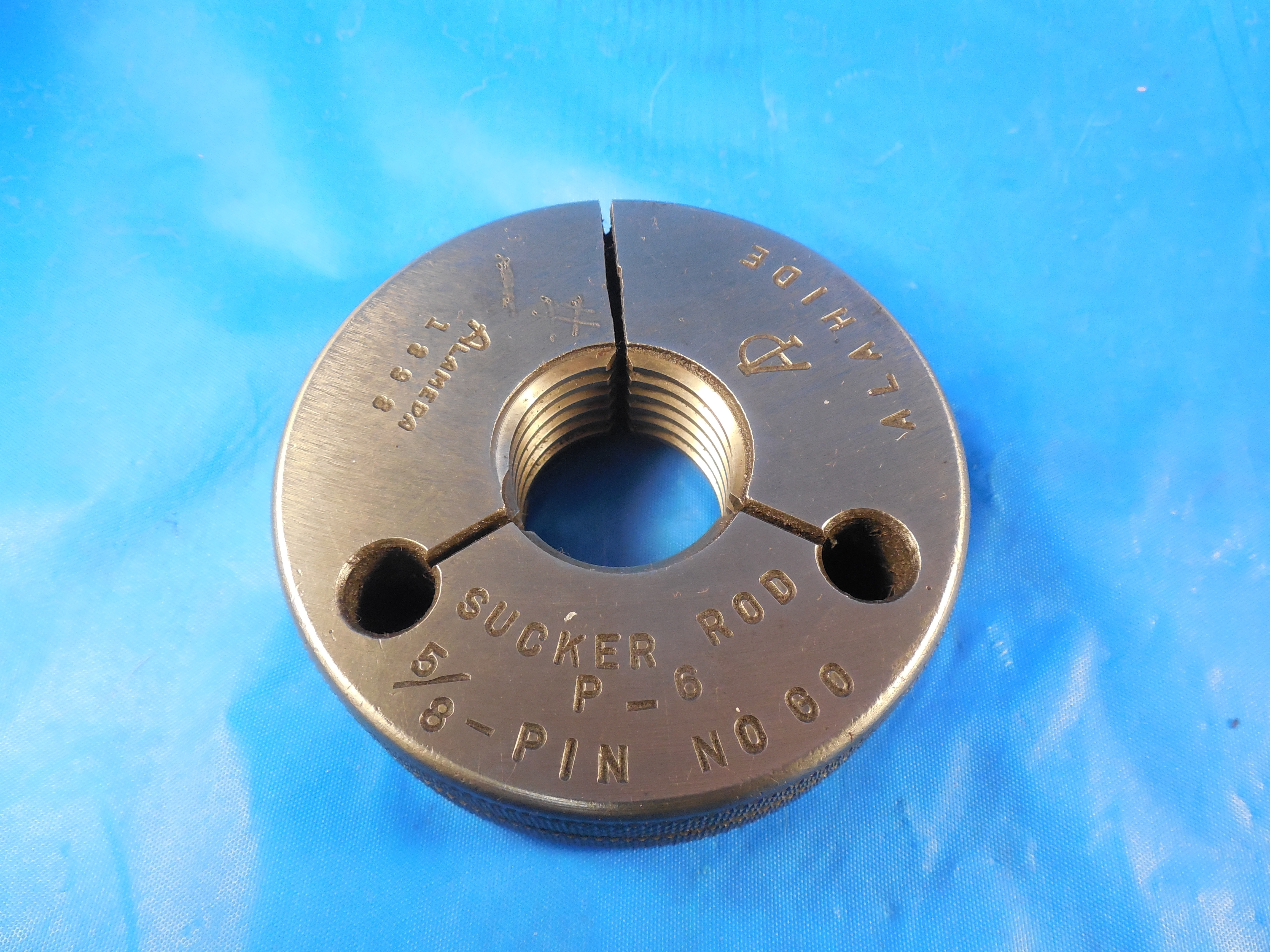 5/8 PIN P6 SUCKER ROD THREAD RING GAGE .625 NO GO ONLY QUALITY