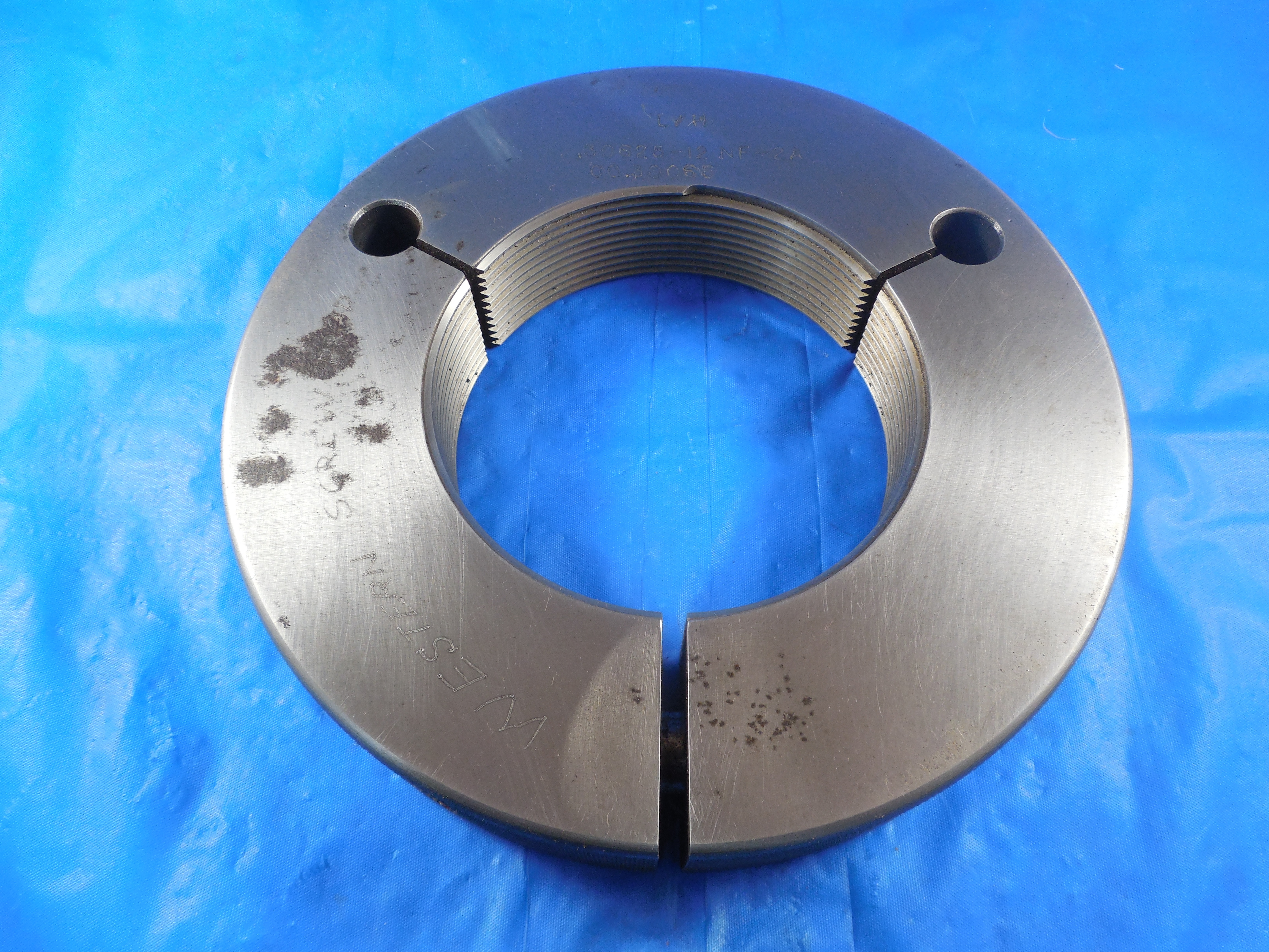 3 1/16 12 NF 2A LEFT HAND THREAD RING GAGE 3.0625 GO ONLY P.D. = 3.0065 L.H. L/H