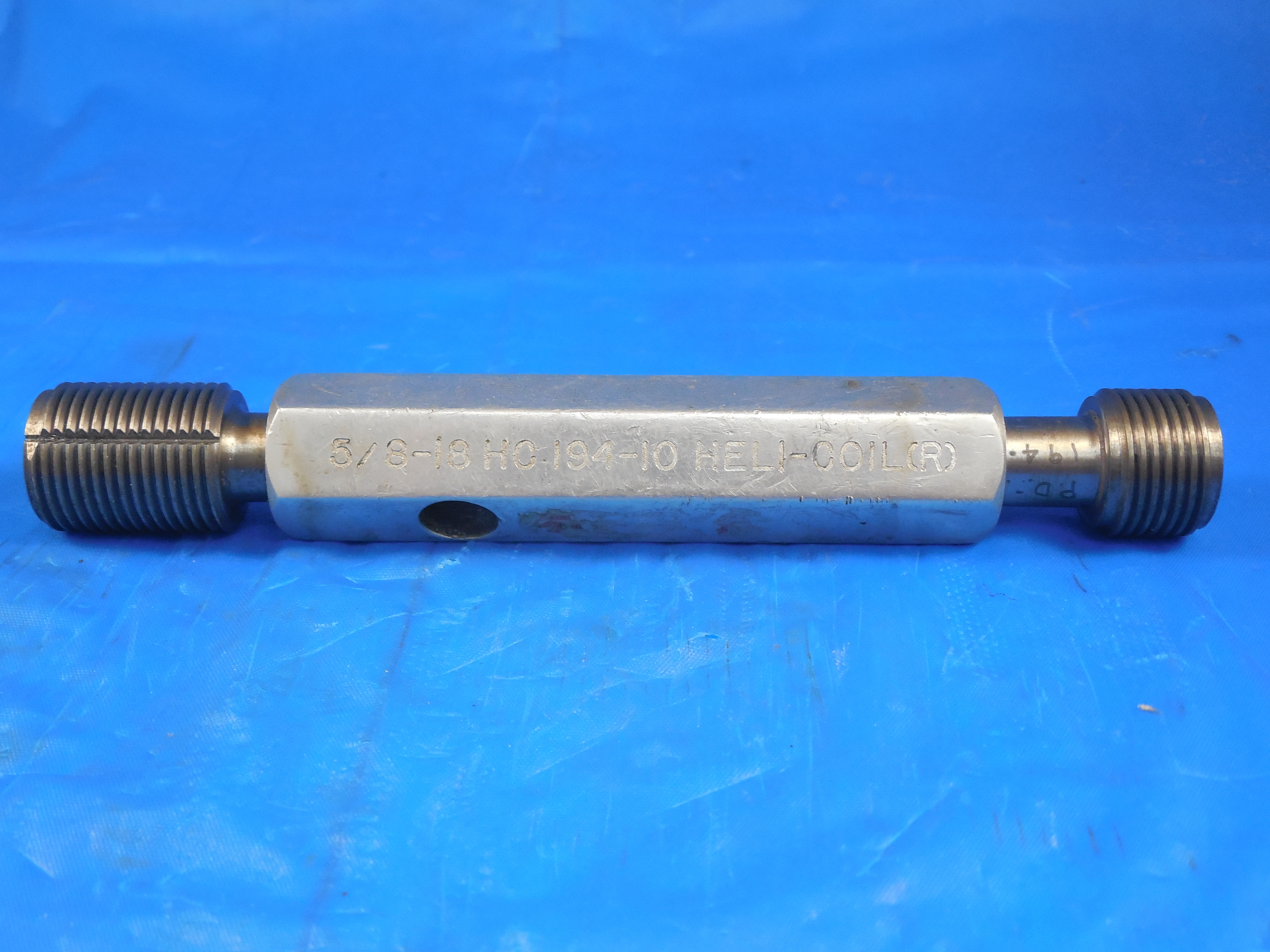 5/8 18 STI HELICOIL THREAD PLUG GAGE .625 GO NO GO P.D.'S = .6611