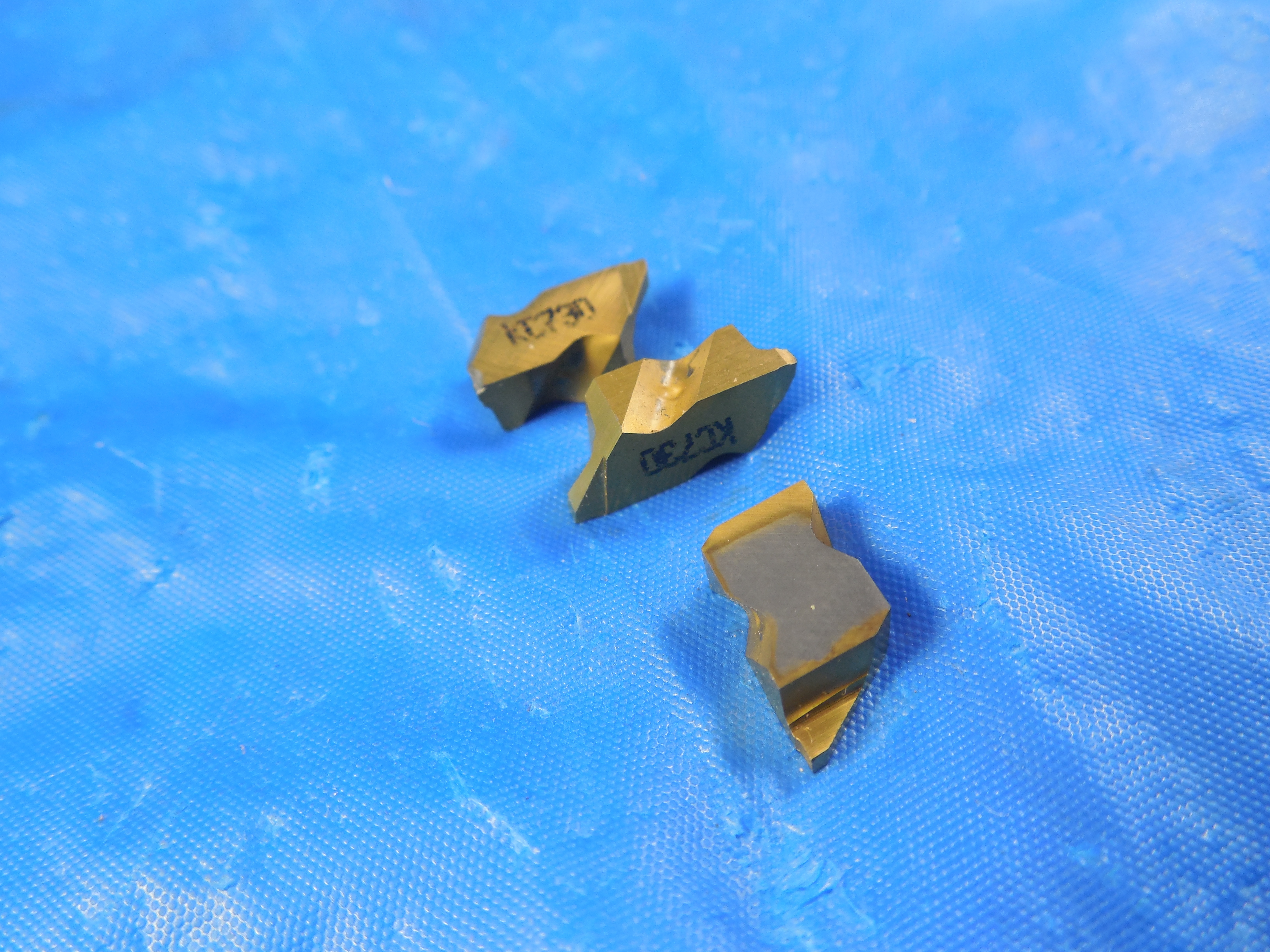 3PCS KENNAMETAL NG 2M 140K KC730 CARBIDE GROOVING INSERT TOP NOTCH