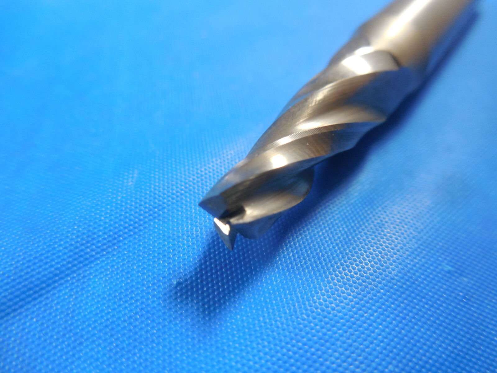 3/8 dia SHANK 5 DEGREE ANGLE TAPER END MILL HSS 3 FLUTE CENTER CUTTING