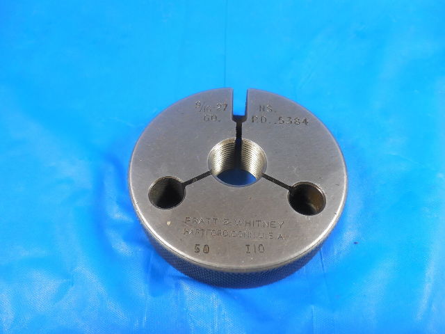 Ren 16-150/16-203/16-916 9/16 27 NS THREAD RING GAGE .5625 GO ONLY P.D. = 5384