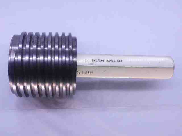 3 1/2 3 NA 2G ACME SET THREAD PLUG GAGE 3.5 3. GO ONLY P.D.