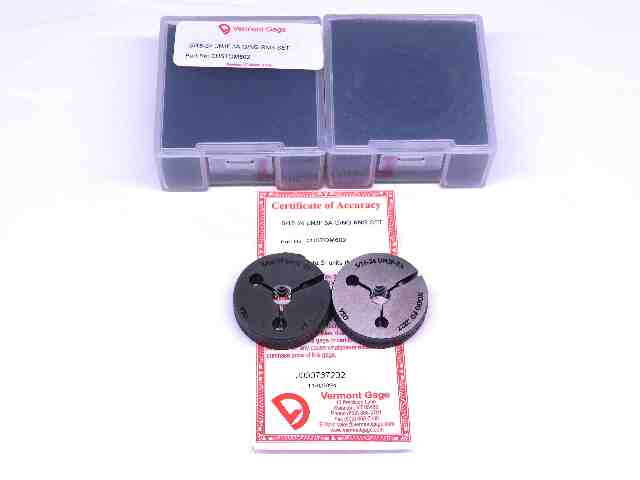 NEW 5&frasl;16 24 UNJF 3A VERMONT THREAD RING GAGES .3125
