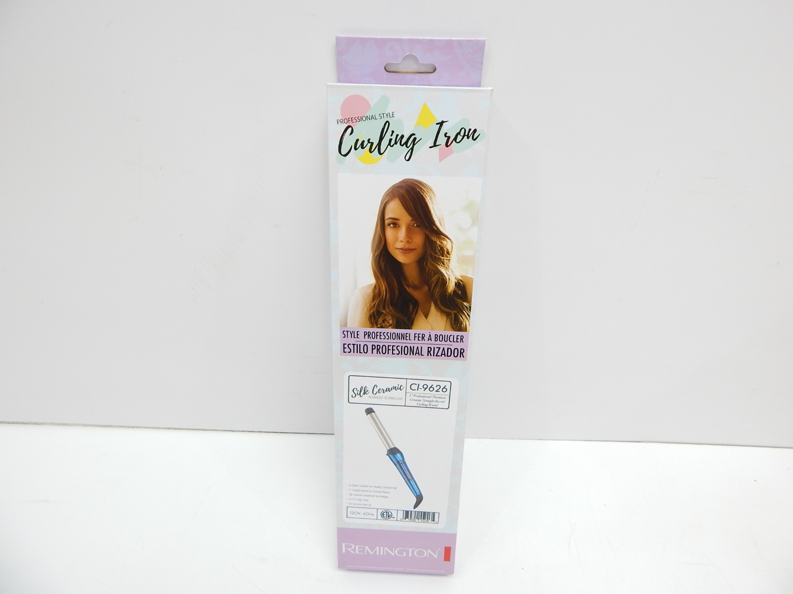 remington pro professional titanium ceramic straight barrel curling wand