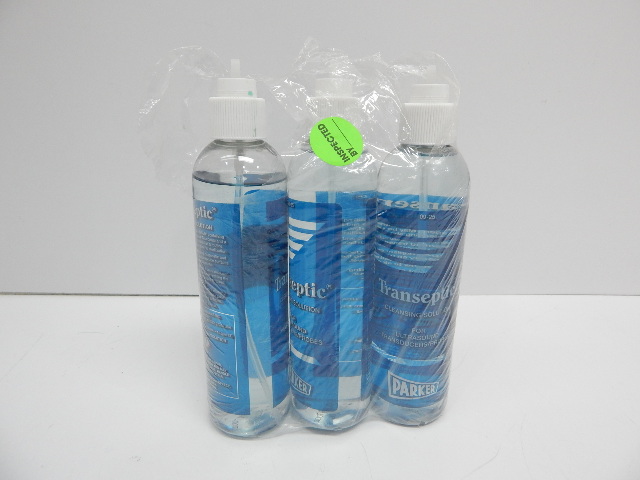 Parker Labs 09-25 Transeptic Cleaning Solution 8.5oz Clear Spray Bottle, 3 ct