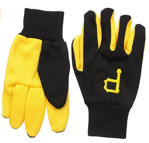 FOCO MLB Pittsburgh Pirates Colored Palm Utility Gloves