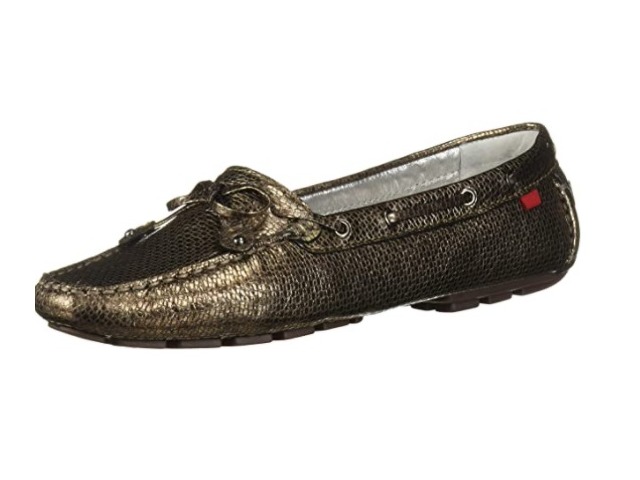 Marc Joseph New York Women's Leather Cypress Driving Style Loafer, Bronze, 10.5